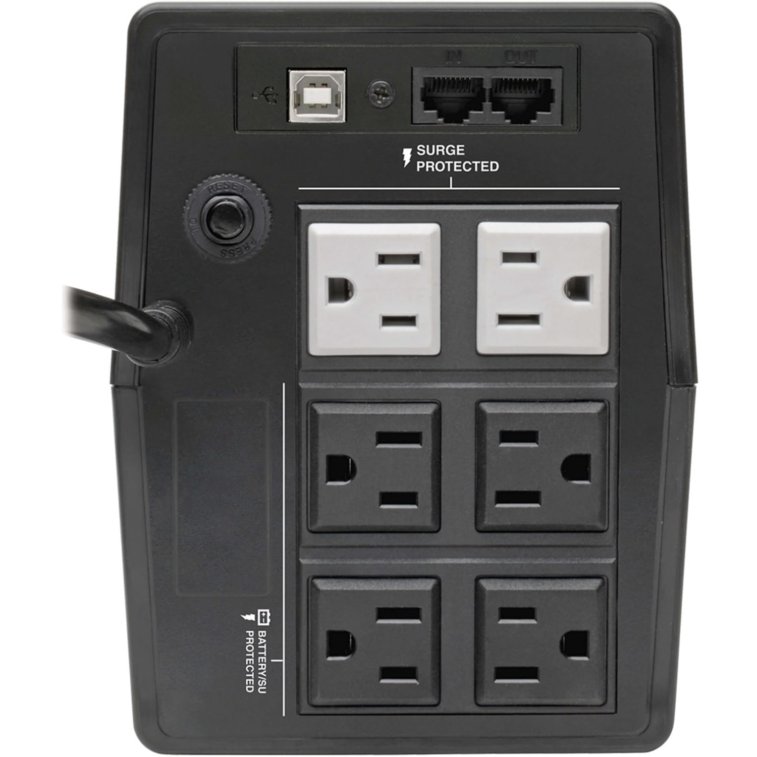 Eaton Tripp Lite Series UPS Tower 700VA 350W Battery Back Up Desktop AVR Line-Interactive LCD USB 50/60Hz - OMNI700LCDT - Image 4