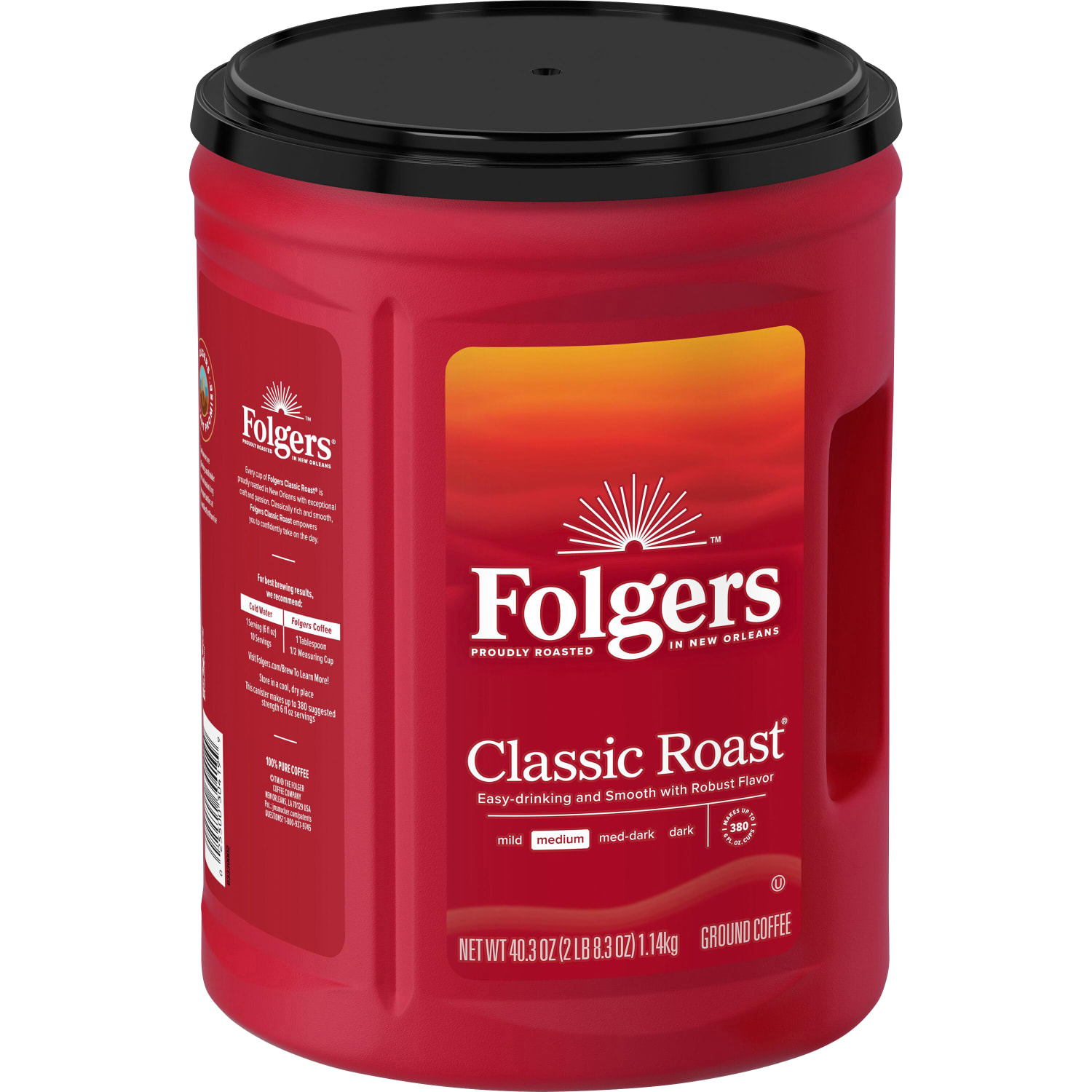 Folgers Classic Roast Coffee, 40.3 Oz - Image 4
