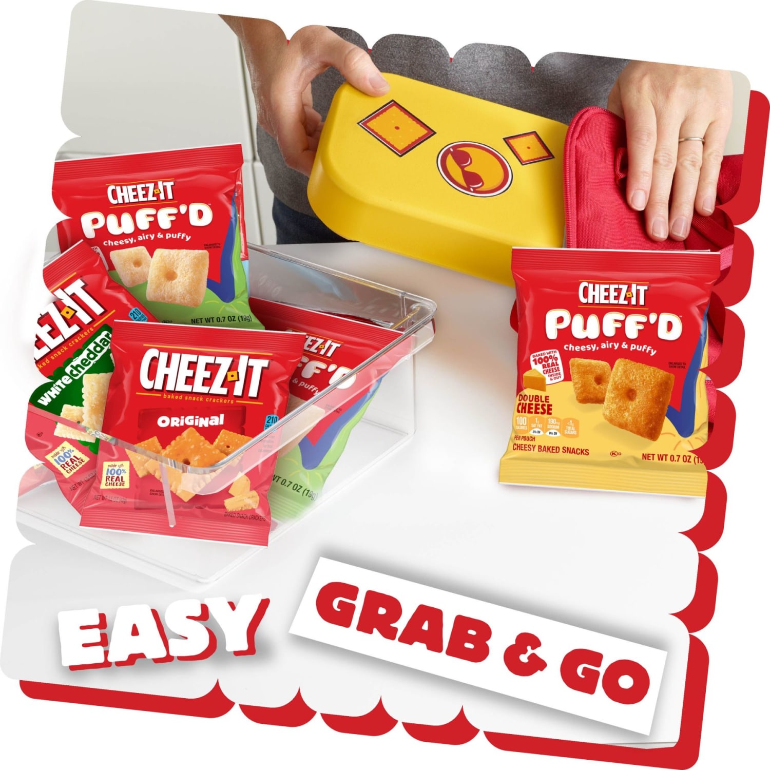 Cheez-It Cheese Crackers Baked Snack Crackers Variety Pack, 17.72 Oz, Box Of 20 Packs - Image 4