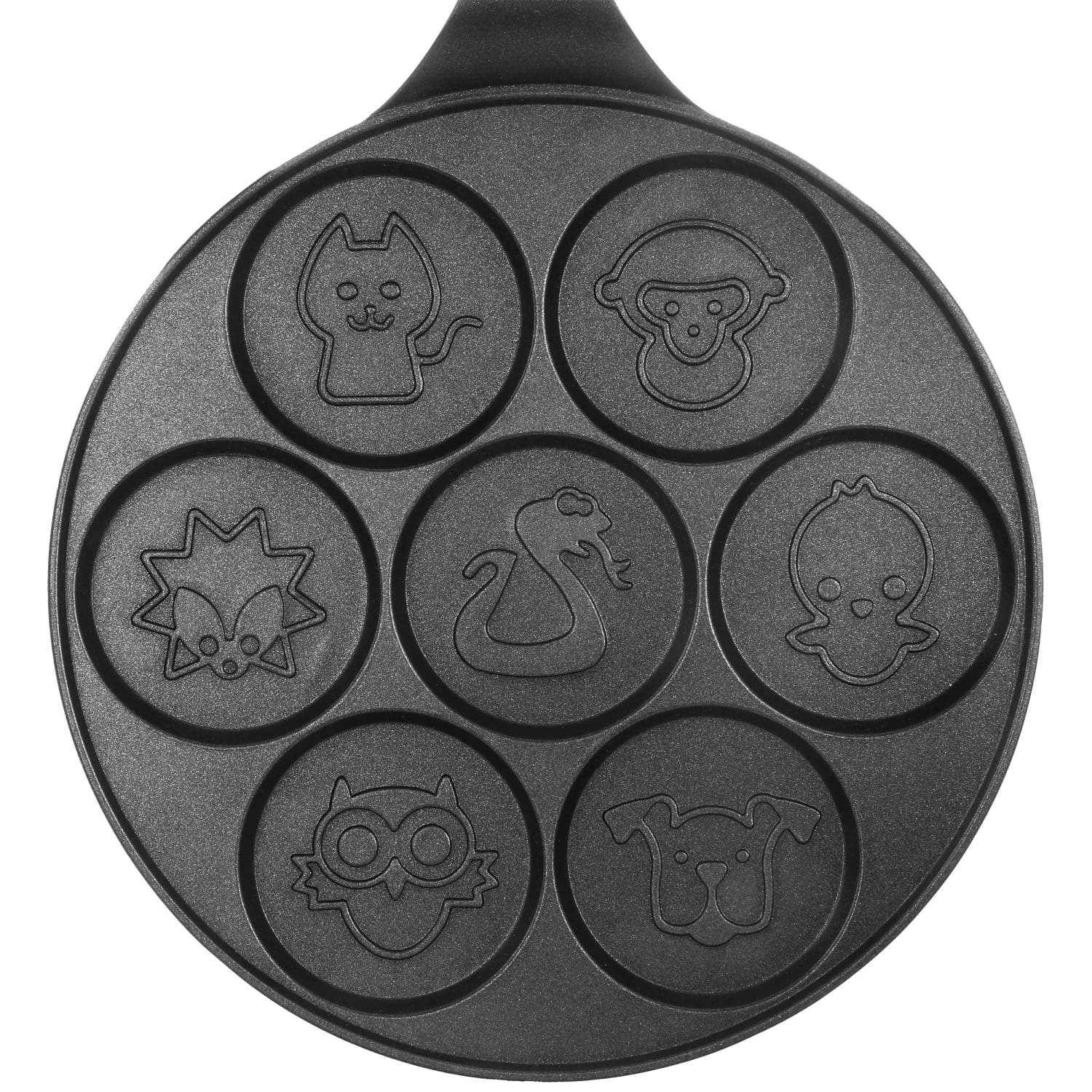 MegaChef Pancake Maker, Animal Design, Black - Image 5