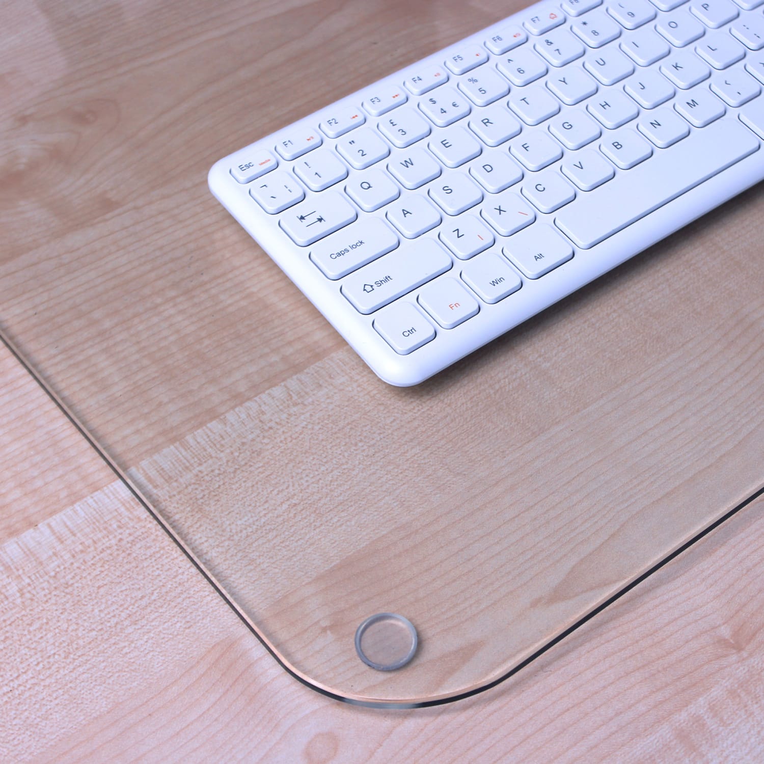 Floortex Desktex Glaciermat Glass Desk Pad, 20in x 36in, Crystal Clear - Image 5