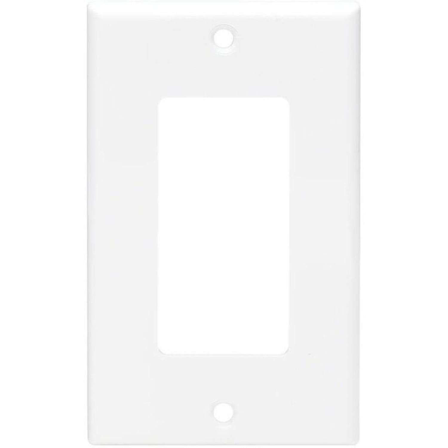 Eaton Tripp Lite Series Single-Gang Faceplate, Decora Style - Vertical, White - Faceplate - wall mountable - white - 1-gang - Image 5