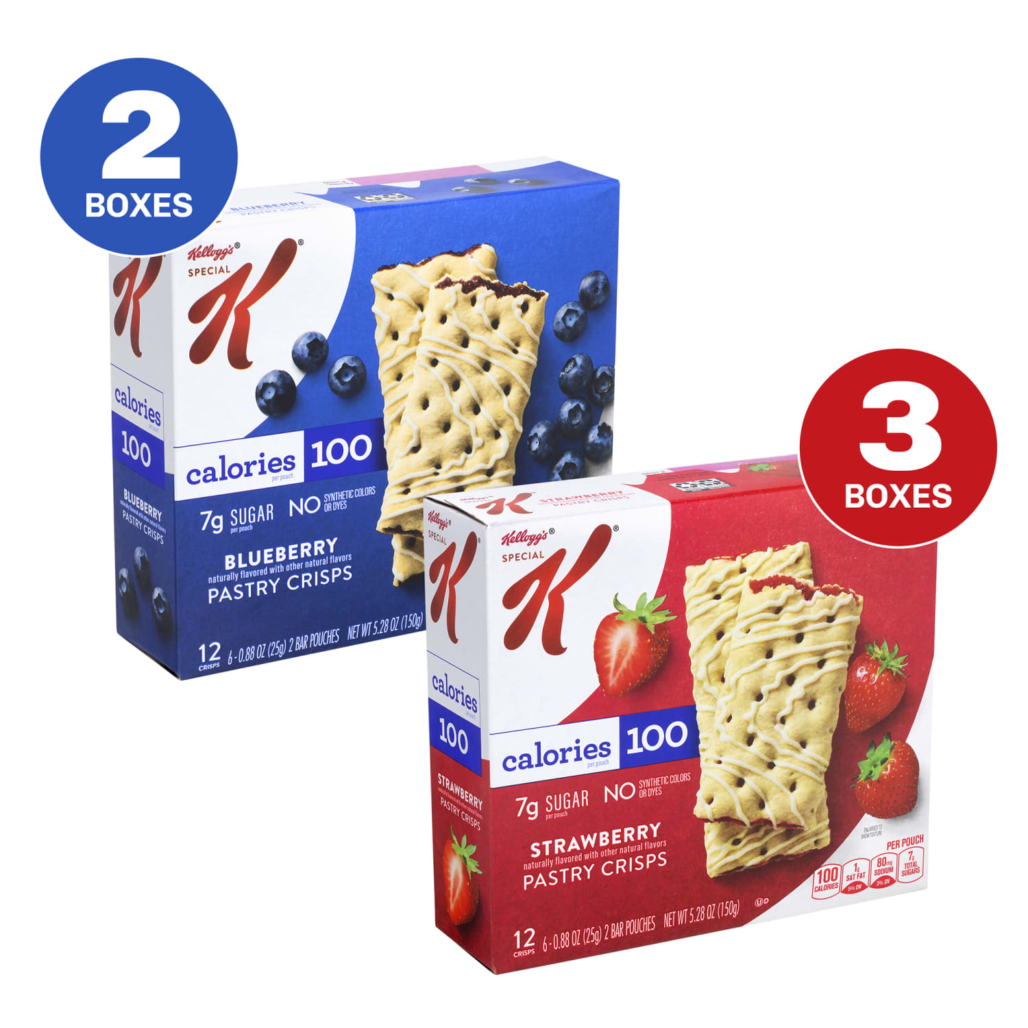 Special K Pastry Crisps Variety Pack, Fruit, 30 Crisps Per Box, Case Of 2 Boxes - Image 4