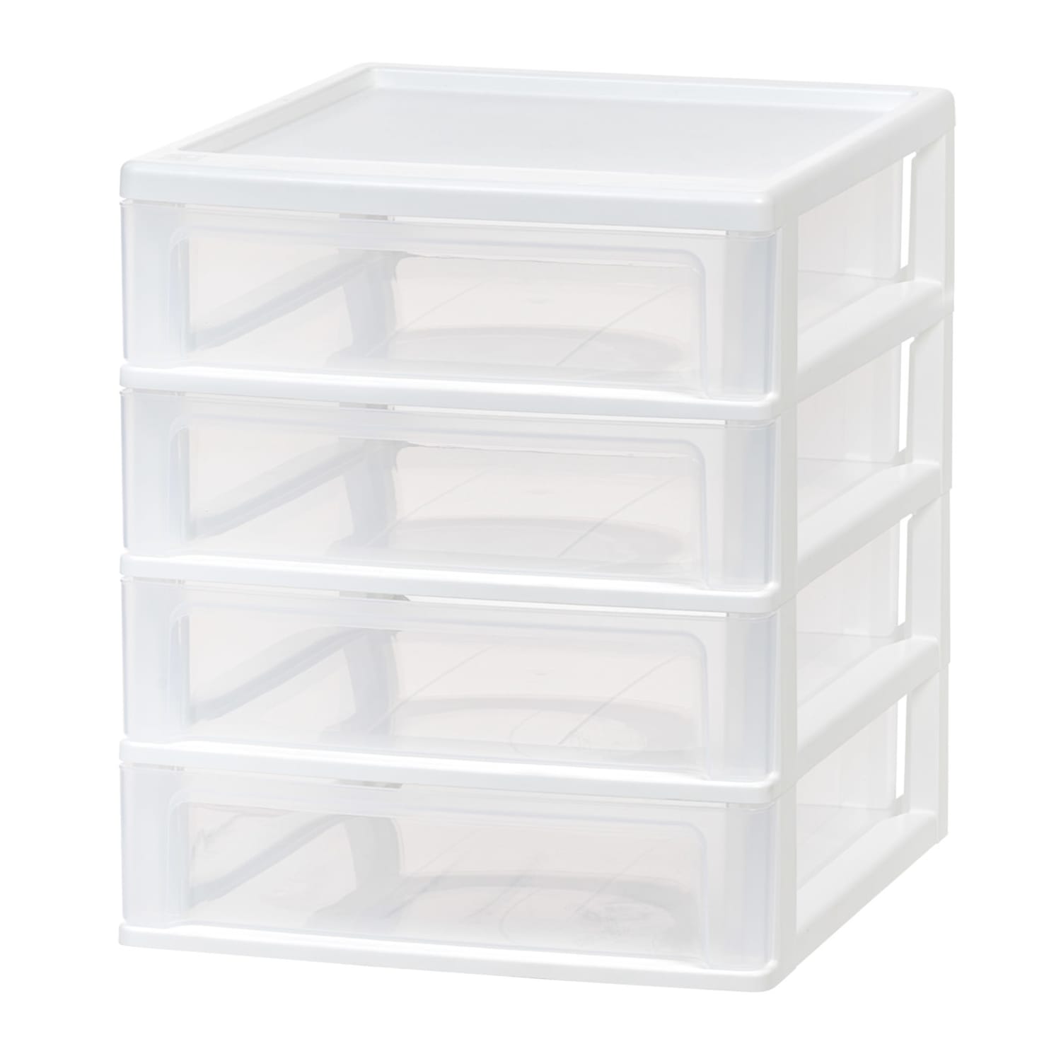 Iris Desktop Drawer Unit, 4 Drawers, White