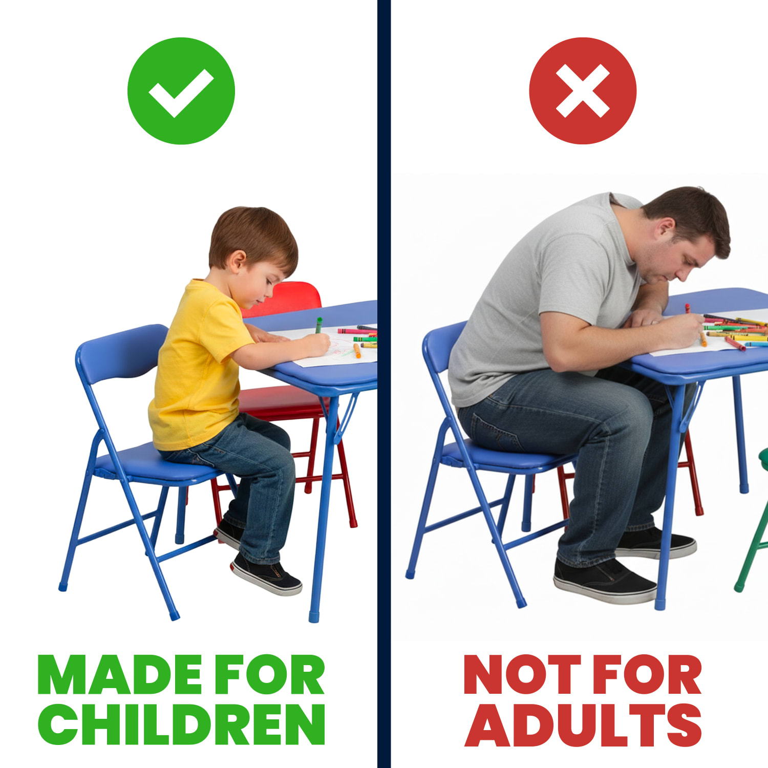 Flash Furniture 2 Pack Kids Plastic Folding Chair White PopularChairscom