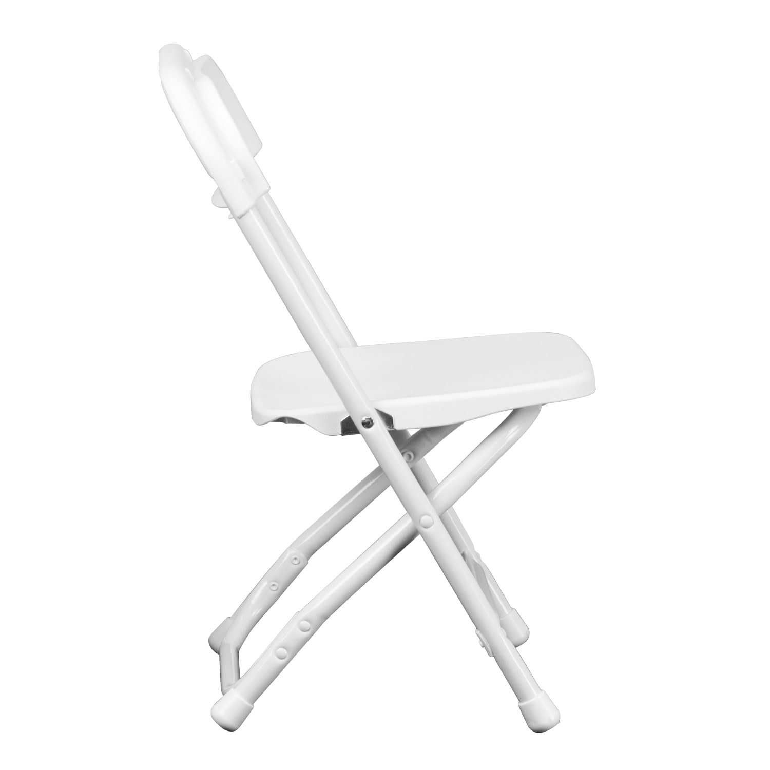 Flash Furniture 2 Pack Kids Plastic Folding Chair White PopularChairscom