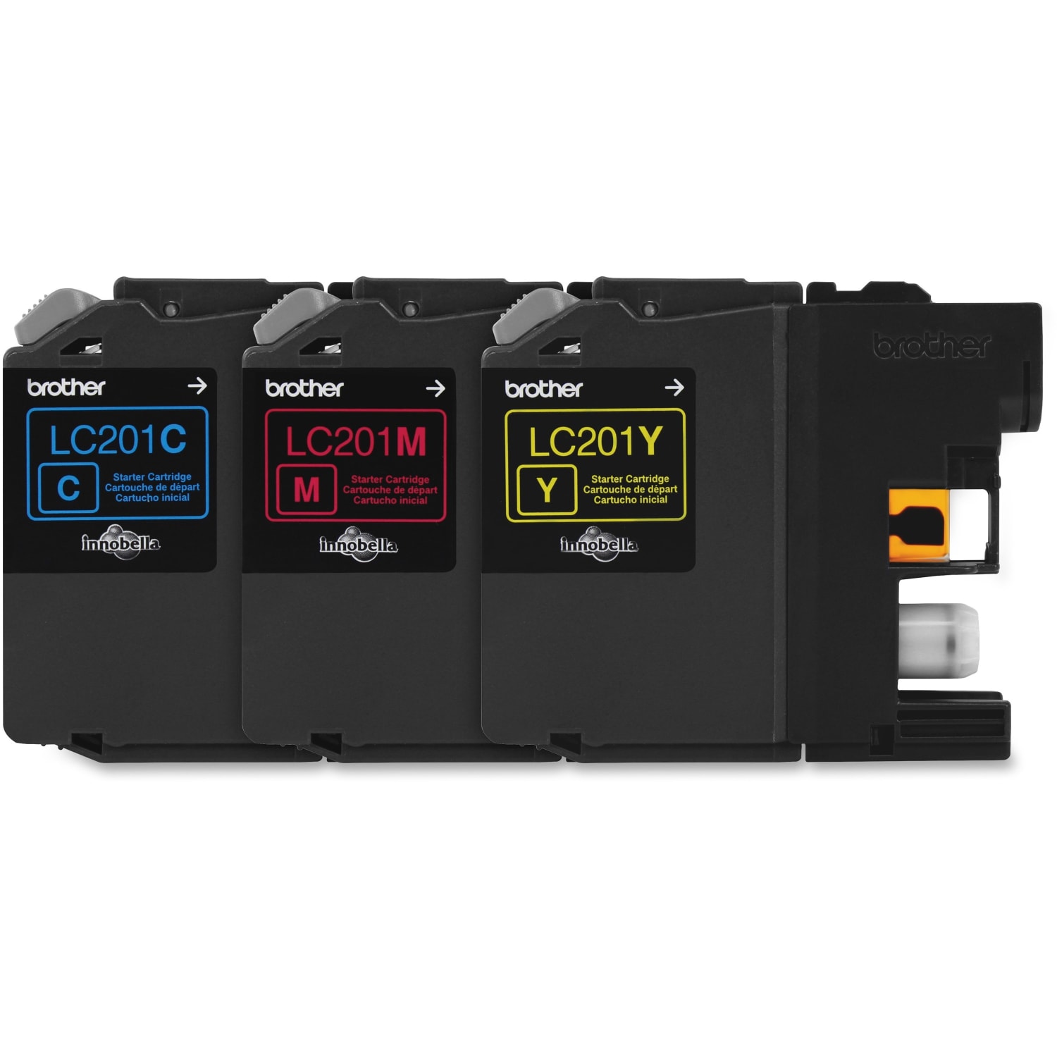 Brother LC201 Cyan, Magenta, Yellow Ink Cartridges, Pack Of 3, LC2013PKS - Image 6