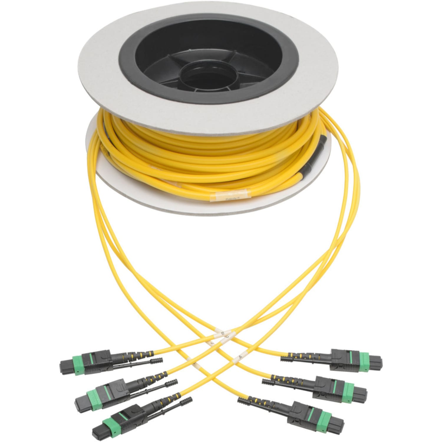 Eaton Tripp Lite Series MTP/MPO (APC) Singlemode Slim Trunk Cable, 24-Strand, 40/100 GbE, 40/100GBAS - N39215M3X8AP - Image 4