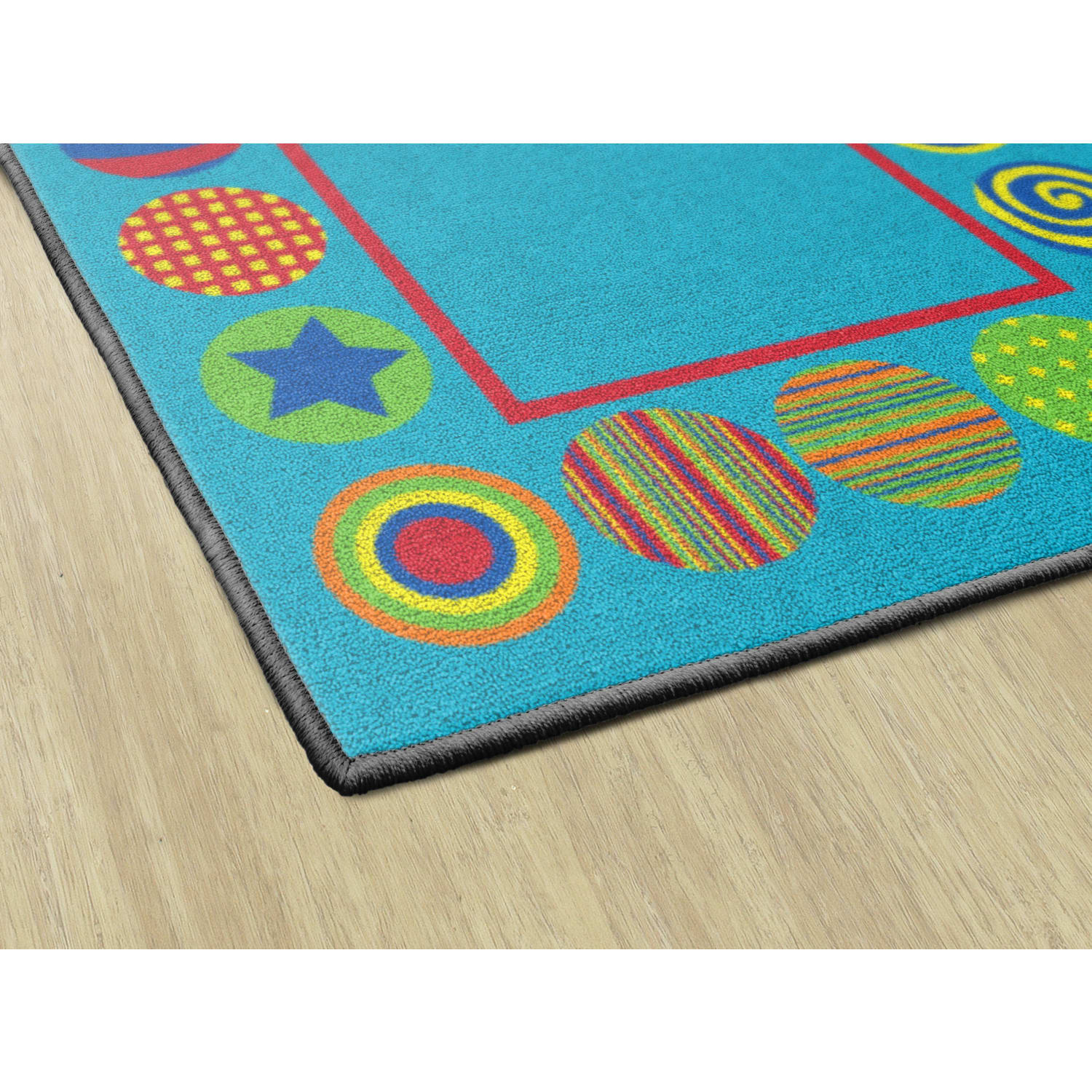 Flagship Carpets Patterned Circles Mat, 2ftH x 3ftW, Multicolor - Image 6