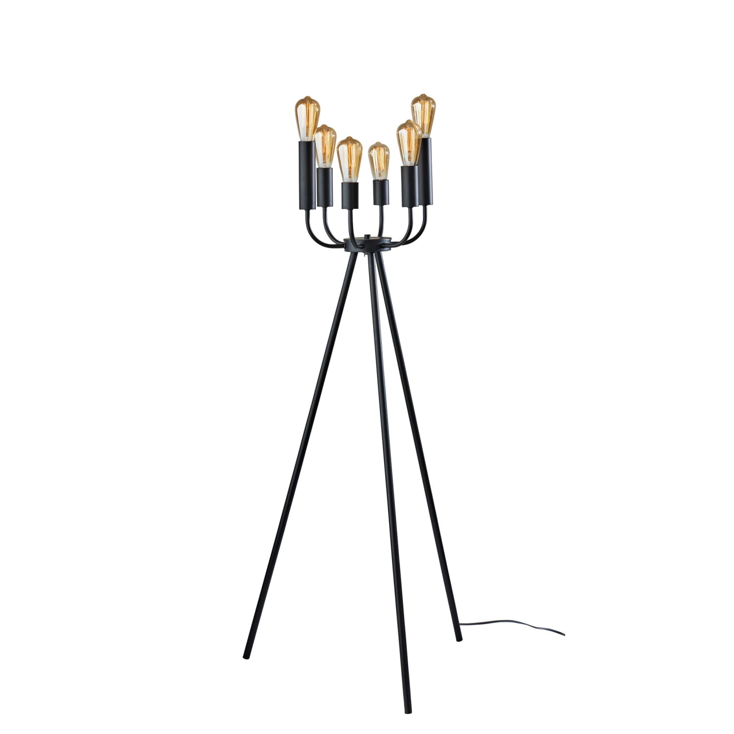 Adesso Rory Floor Lamp, 55inH, Black