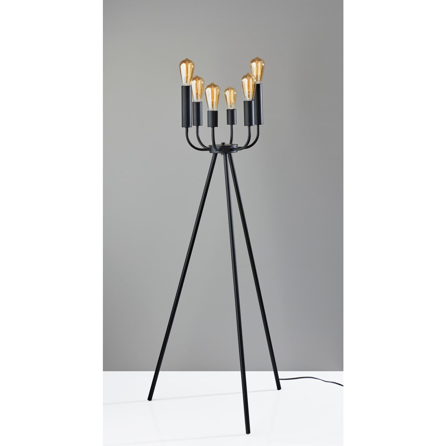 Adesso Rory Floor Lamp, 55inH, Black - Image 5