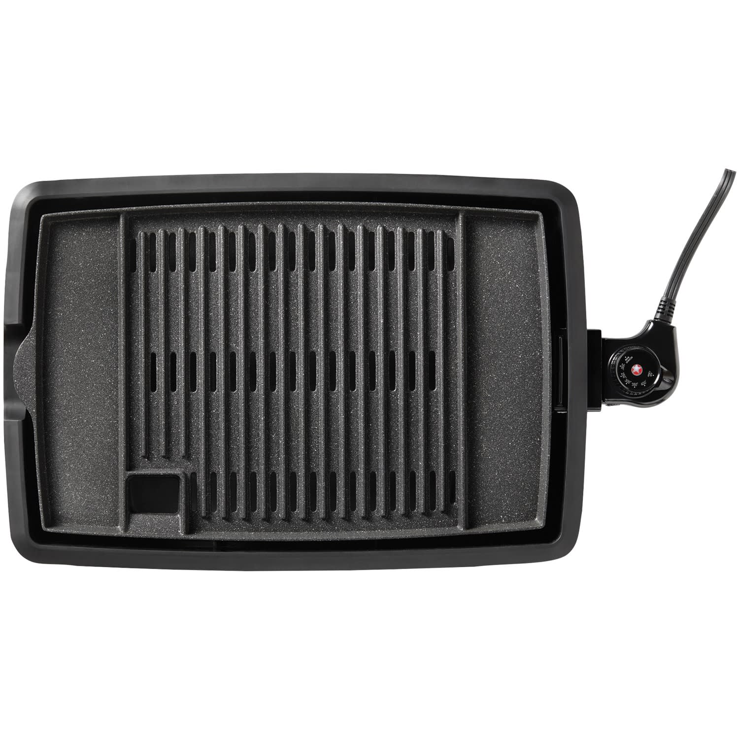 THE ROCK by Starfrit Indoor Smokeless Electric BBQ Grill, 12inH x 3-1/2inW x 17-15/16inD, Black - Image 3