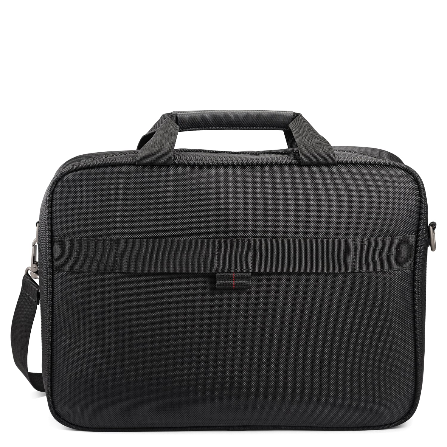 Samsonite Xenon 3 Polyester Techlocker Briefcase, 16 1/2inH x 12 3/4inW x 4inD, Black - Image 3