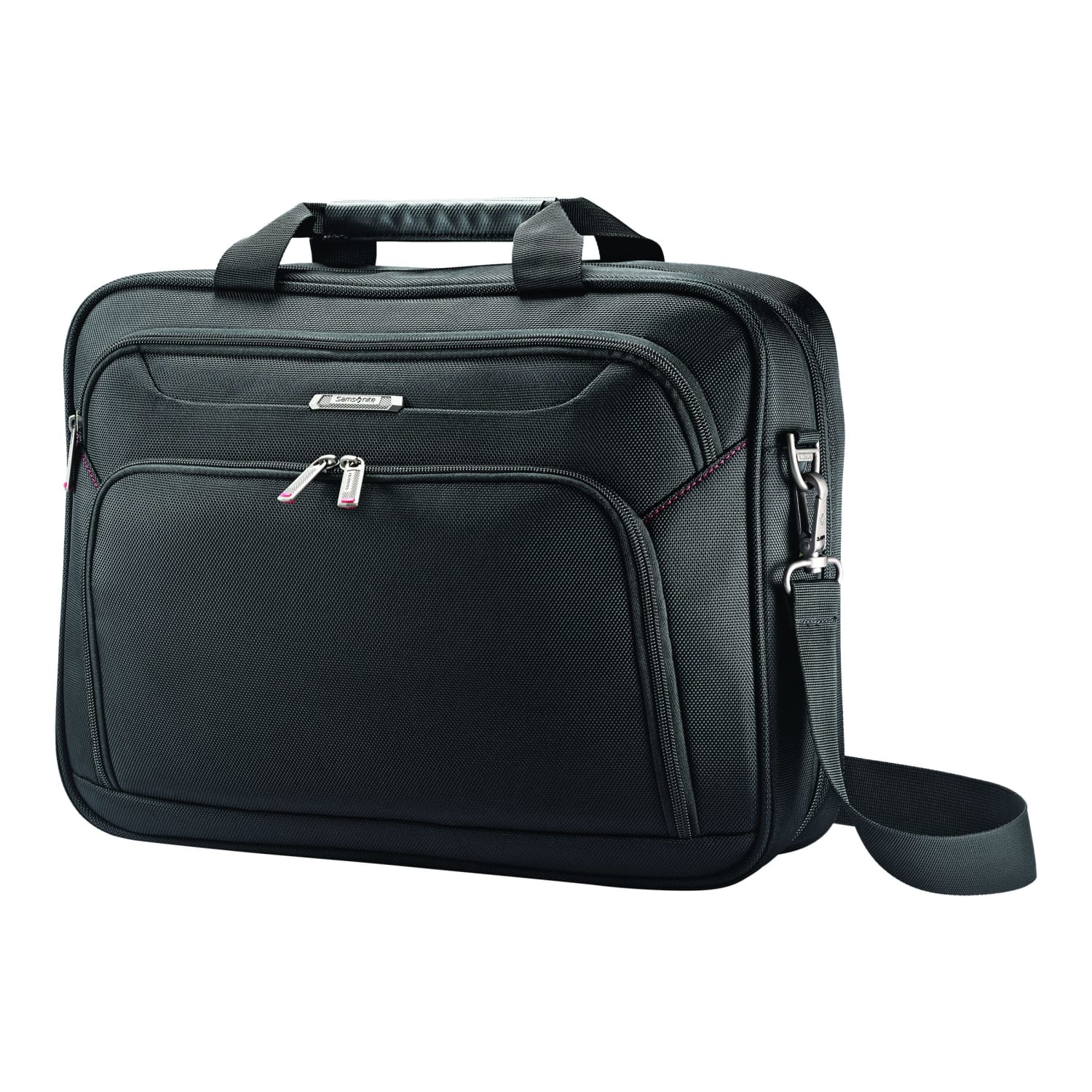 Samsonite Xenon 3 Polyester Techlocker Briefcase, 16 1/2inH x 12 3/4inW x 4inD, Black - Image 6