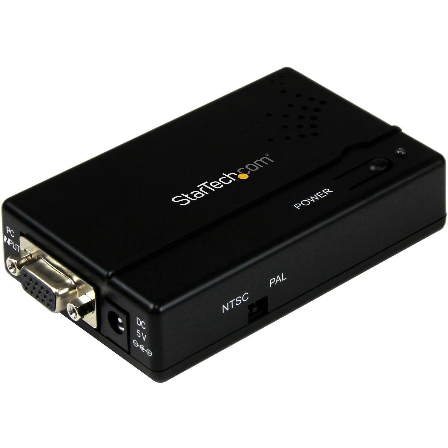 StarTech.com High Resolution VGA to Composite (RCA) or S-Video Converter - PC to TV Video Adapter - 1600x1200 RGB to TV (VGA2VID) - Video converter - VGA - composite video, S-video - black - Image 6