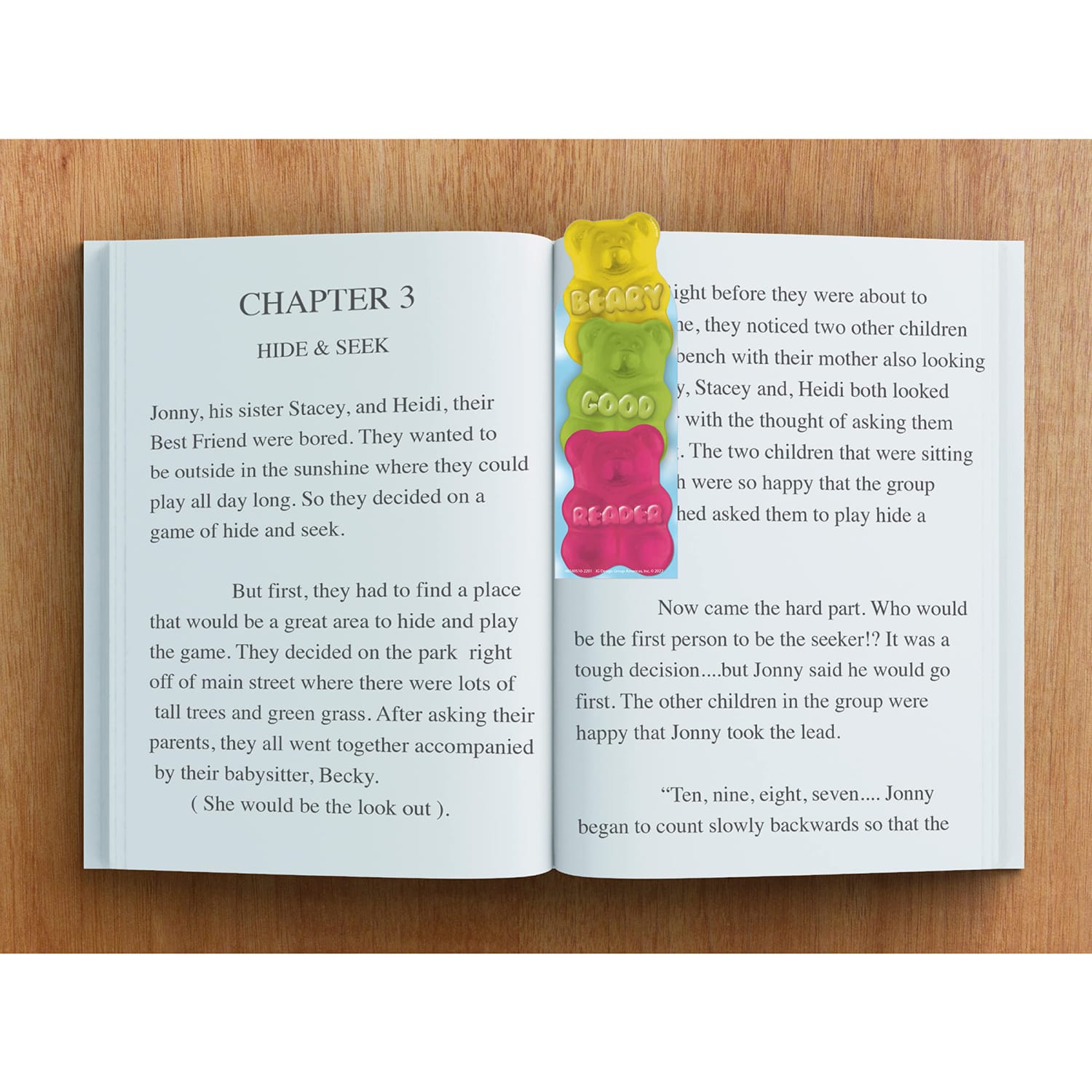 Eureka Bookmarks, 2in x 6in, Beary Good Reader Gummy Bear Scented, 24 Per Pack, Set Of 3 Packs - Image 5