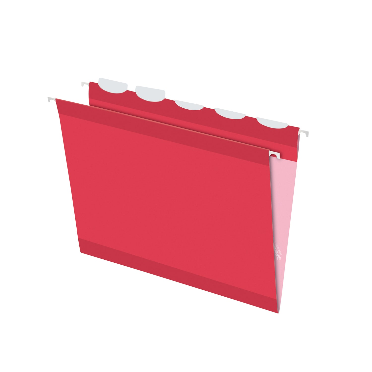Pendaflex Ready-Tab Reinforced Hanging Folders, With Lift Tab Technology, 1/5 Cut, Letter Size, Red, Pack Of 25 - Image 3