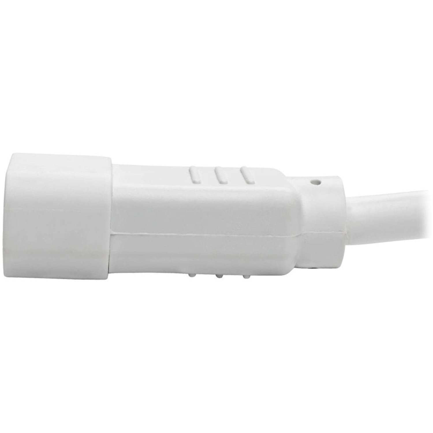 Eaton Tripp Lite Series Power Cord C14 to C15 - Heavy-Duty, 15A, 250V, 14 AWG, 6 ft. (1.83 m), White - Power cable - IEC 60320 C14 to IEC 60320 C15 - 250 V - 15 A - 6 ft - molded - white - Image 6