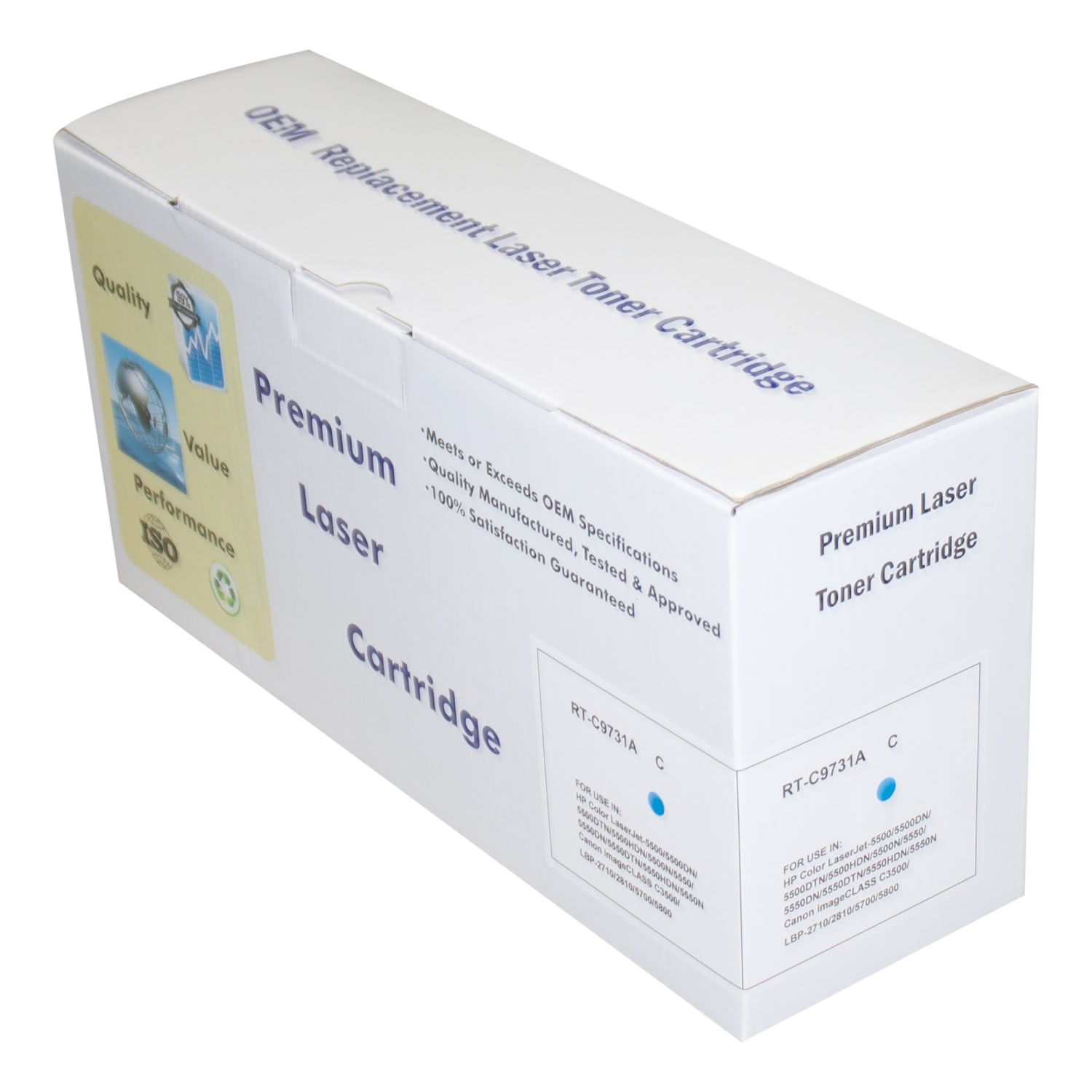 M&A Global Remanufactured Cyan Toner Cartridge Replacement For HP 645A, C9731A, C9731A-CMA - Image 4