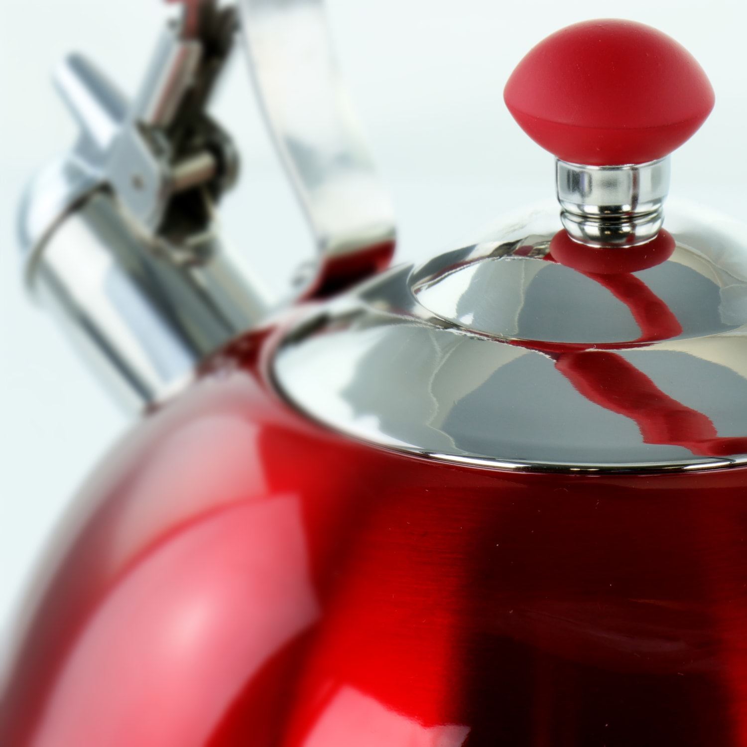 MegaChef 2.7 Quart Stovetop Kettle in Red - Image 4