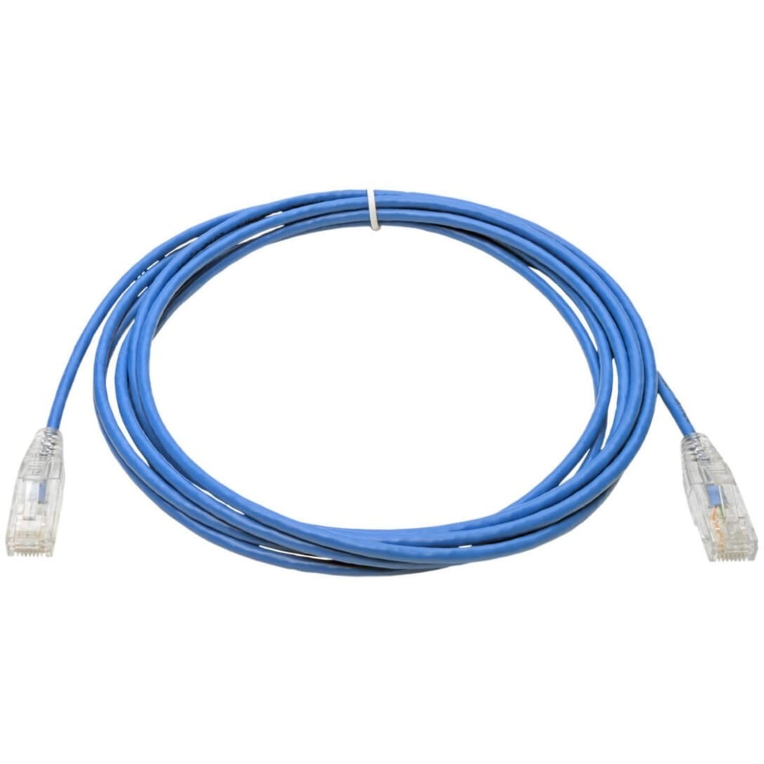 Tripp Lite Cat6 UTP Patch Cable (RJ45) - M/M, Gigabit, Snagless, Molded, Slim, Blue, 10 ft. - First End: 1x R - N201S10BL - Image 3