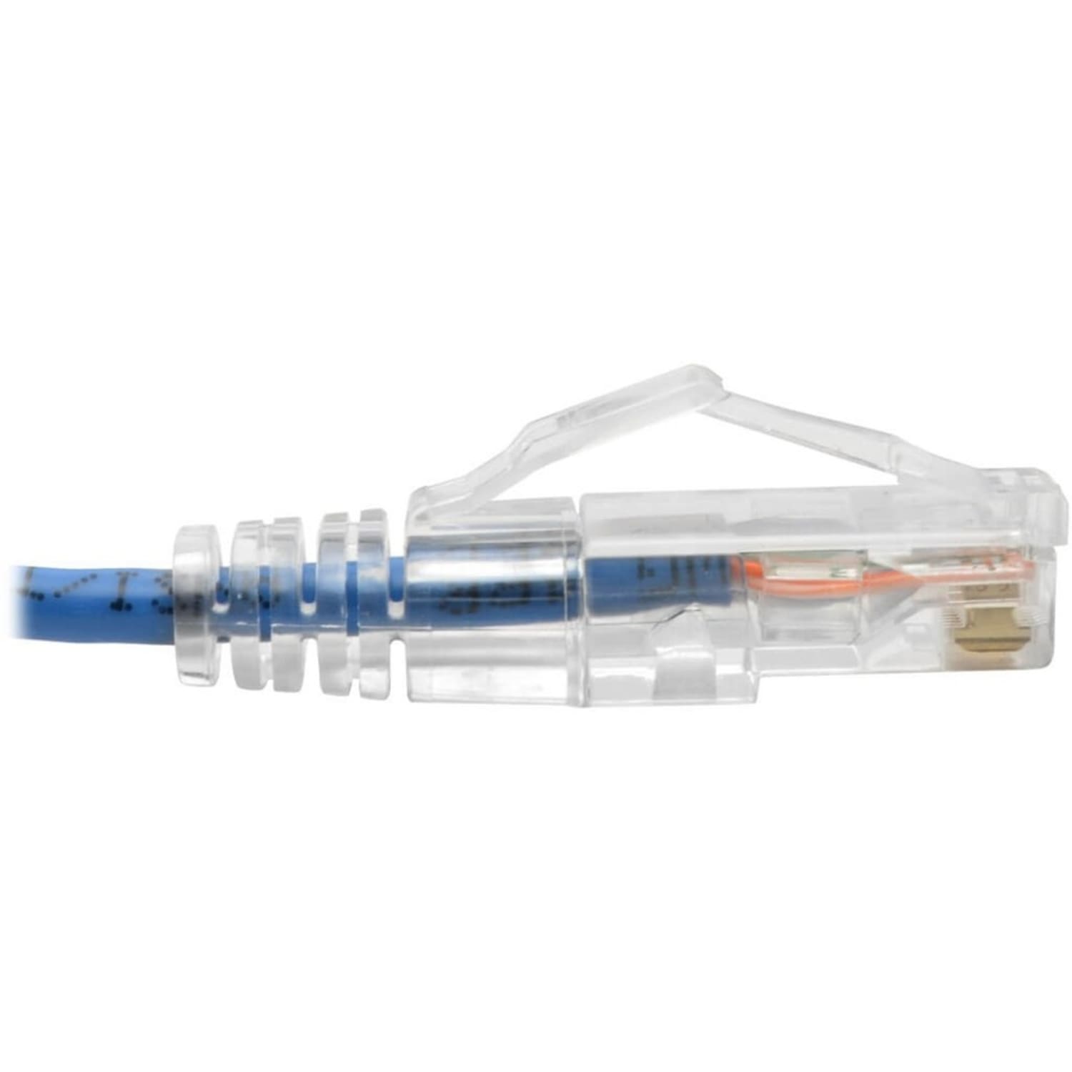Tripp Lite Cat6 UTP Patch Cable (RJ45) - M/M, Gigabit, Snagless, Molded, Slim, Blue, 10 ft. - First End: 1x R - N201S10BL - Image 5