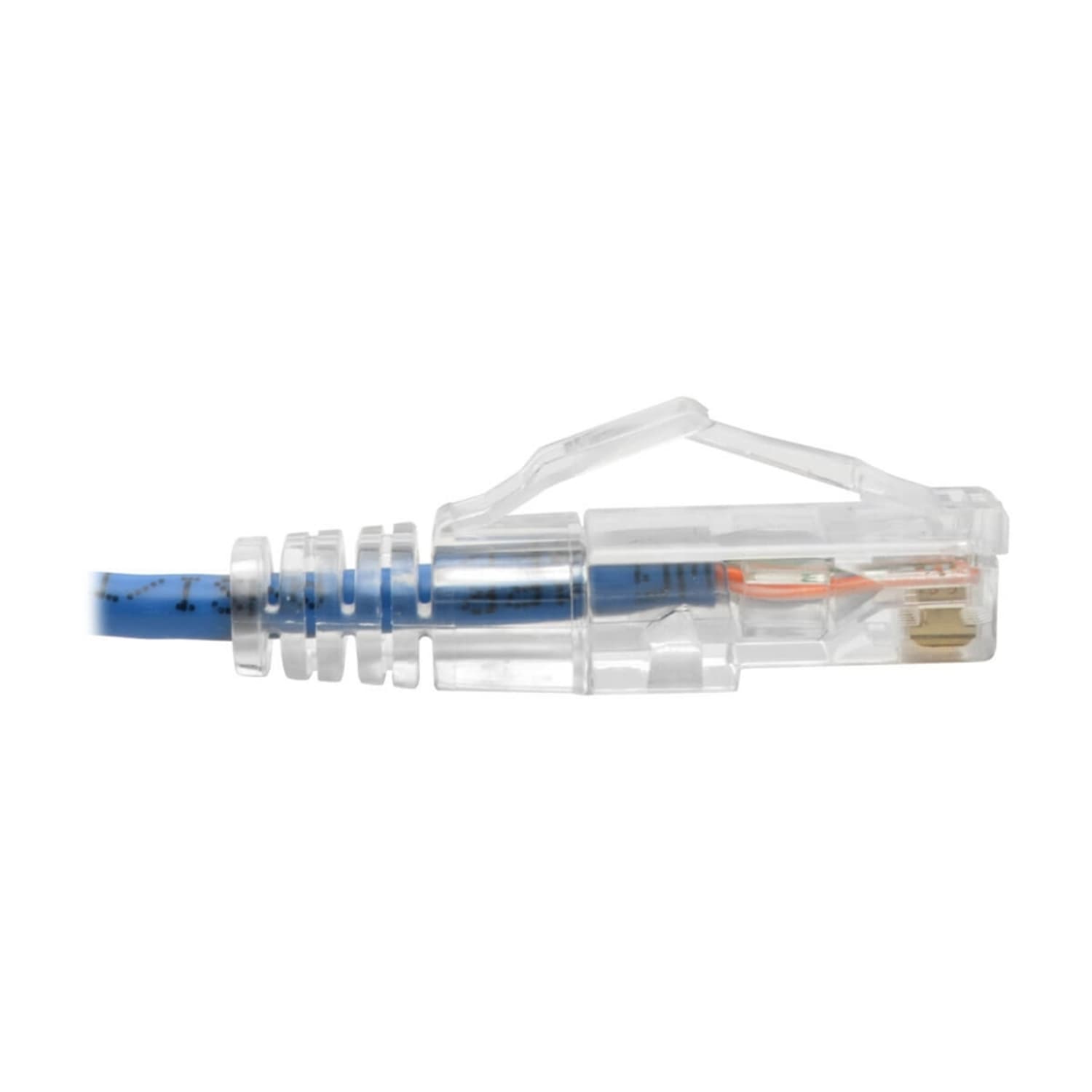Tripp Lite Cat6 UTP Patch Cable (RJ45) - M/M, Gigabit, Snagless, Molded, Slim, Blue, 10 ft. - First End: 1x R - N201S10BL - Image 6