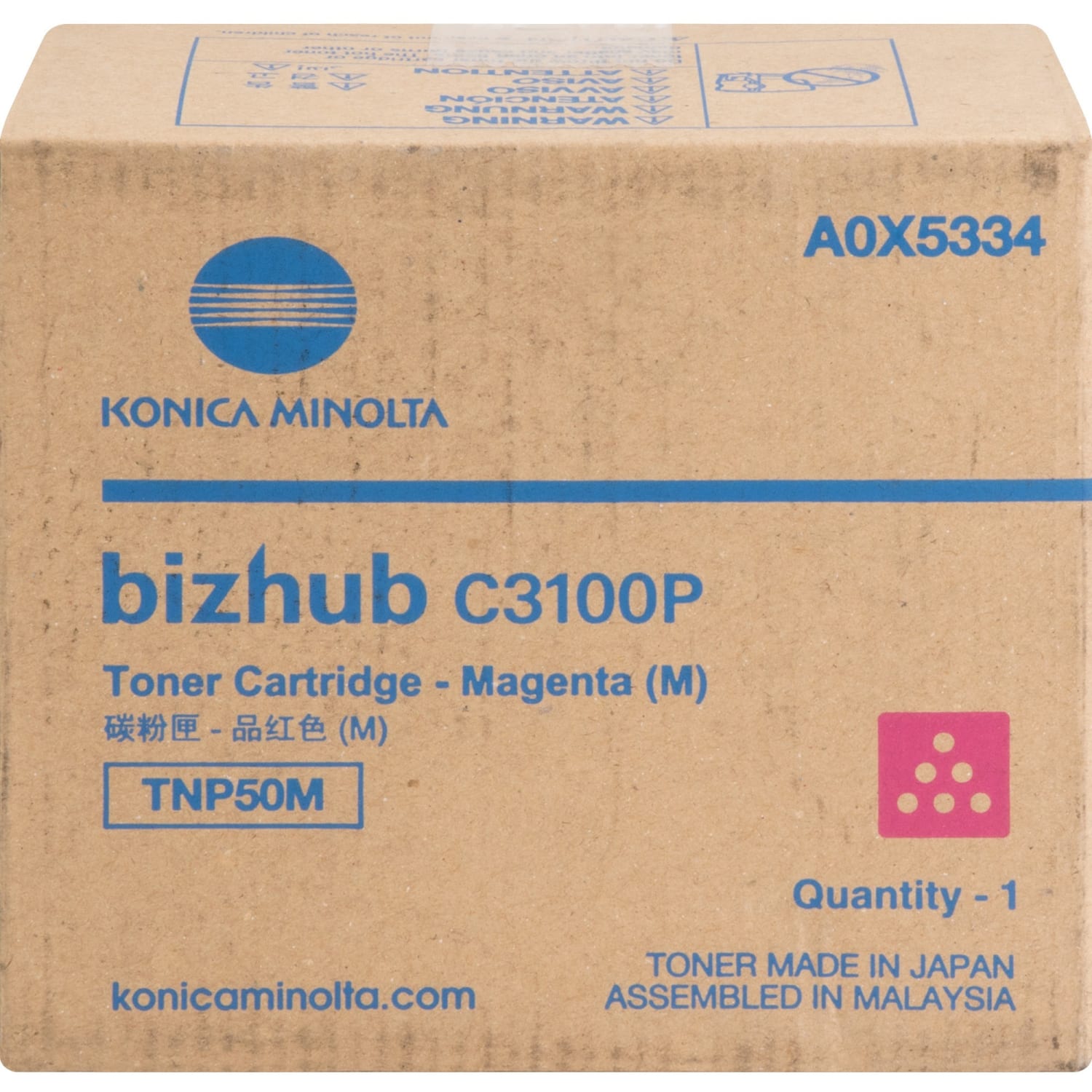 Konica Minolta TNP50M Original Laser Toner Cartridge - Magenta - 1 Each - 6000 Pages - Image 4