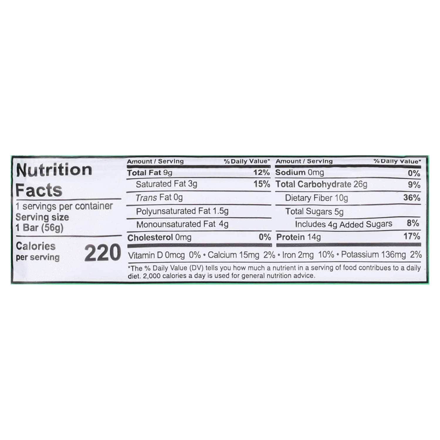 Aloha Plant Protein Bars, Organic Chocolate Mint, 1.98 Oz, Total Qty 12 - Image 4