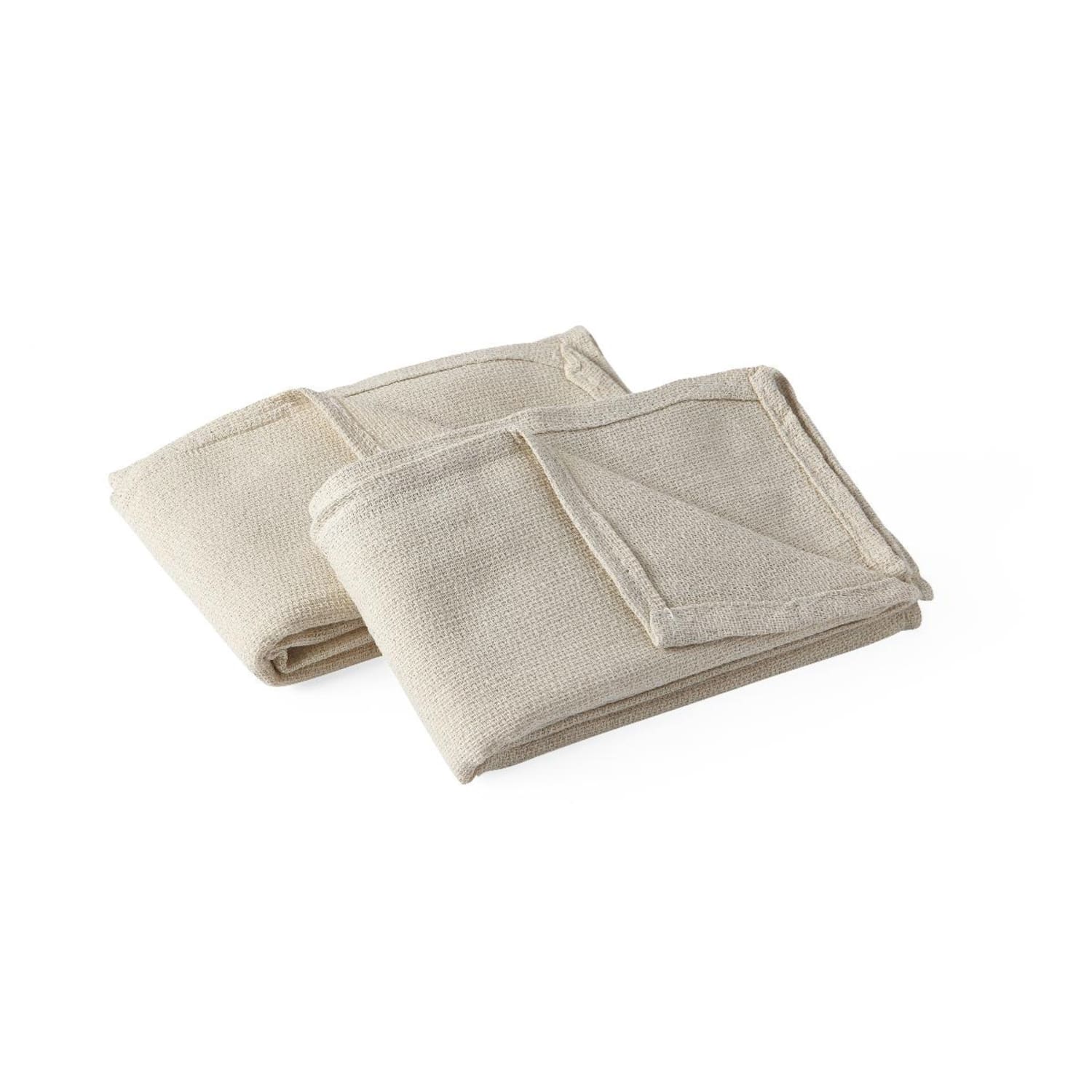 Medline Nonsterile Disposable Cotton O.R. Towels, 27in x 1in, Natural, Pack Of 100