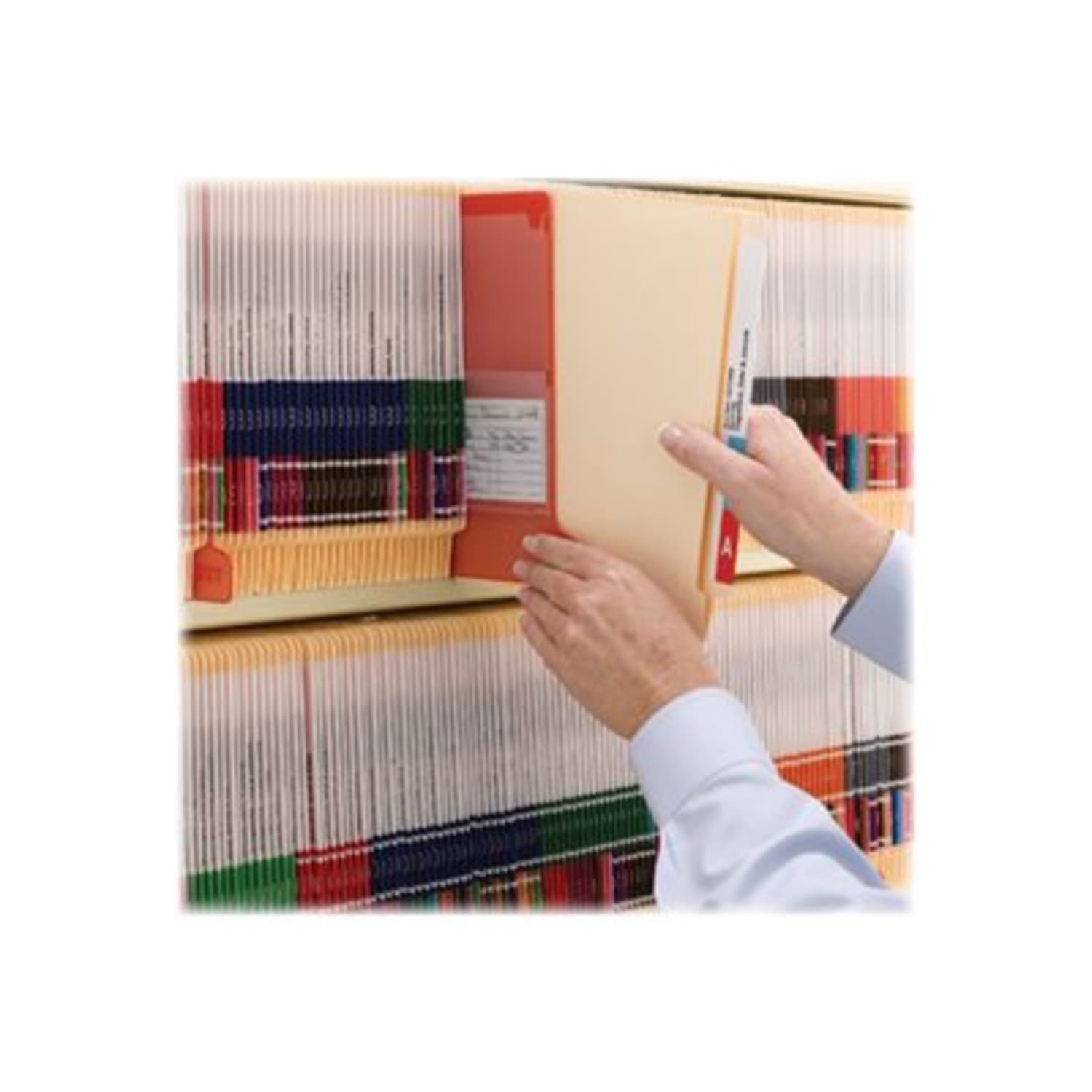 Smead End-Tab Folders With Fastener, 8 1/2in x 14in, Legal, Manila, Box of 50 - Image 5
