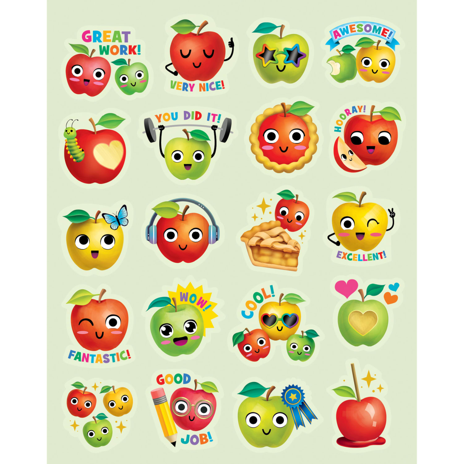 Teacher Created Resources Smelly Stickers, Apple, 120 Per Pack, Set Of 6 Packs - Image 3