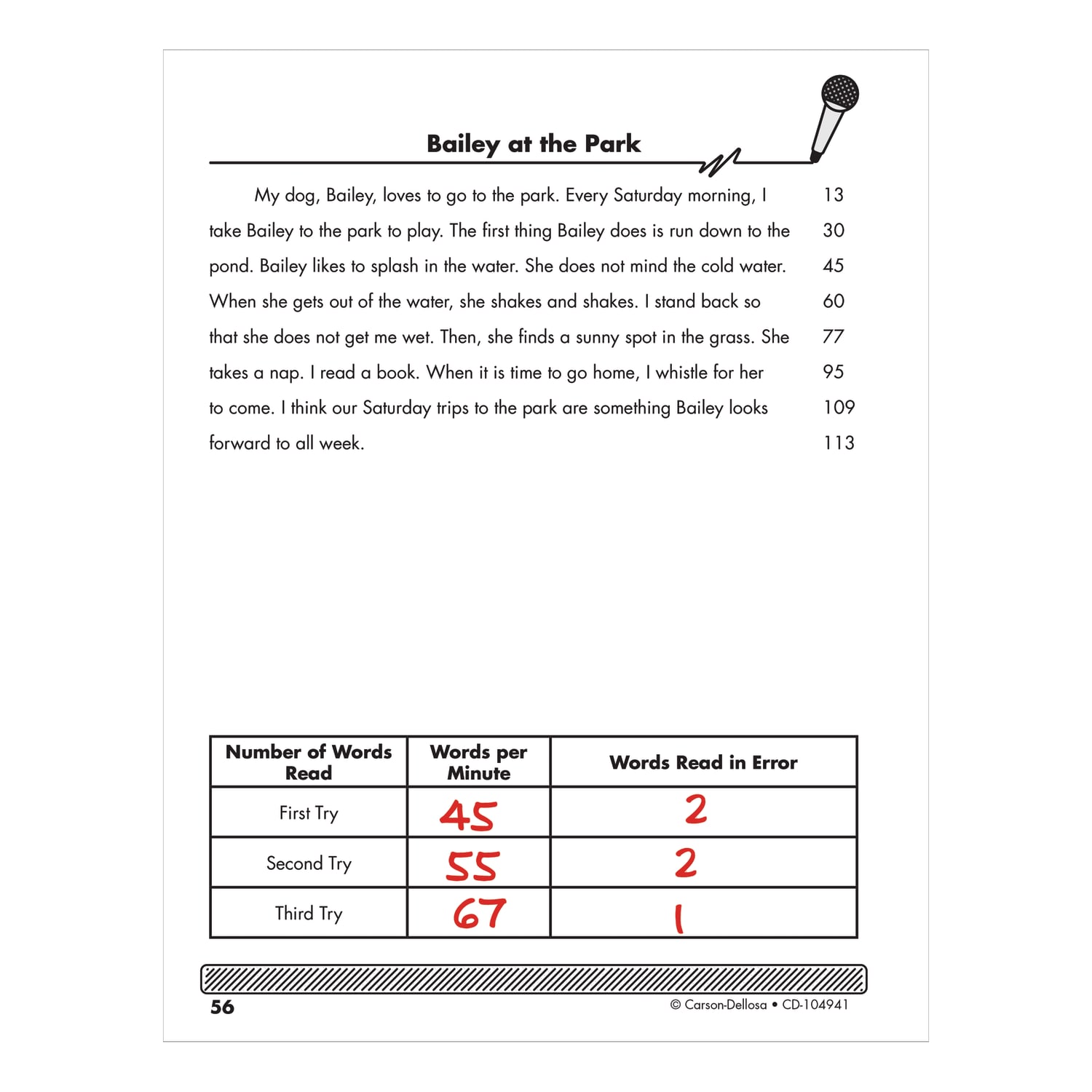 Carson-Dellosa Instant Assessments For Data Tracking Language Arts Resource Book, Grade 1 - Image 6