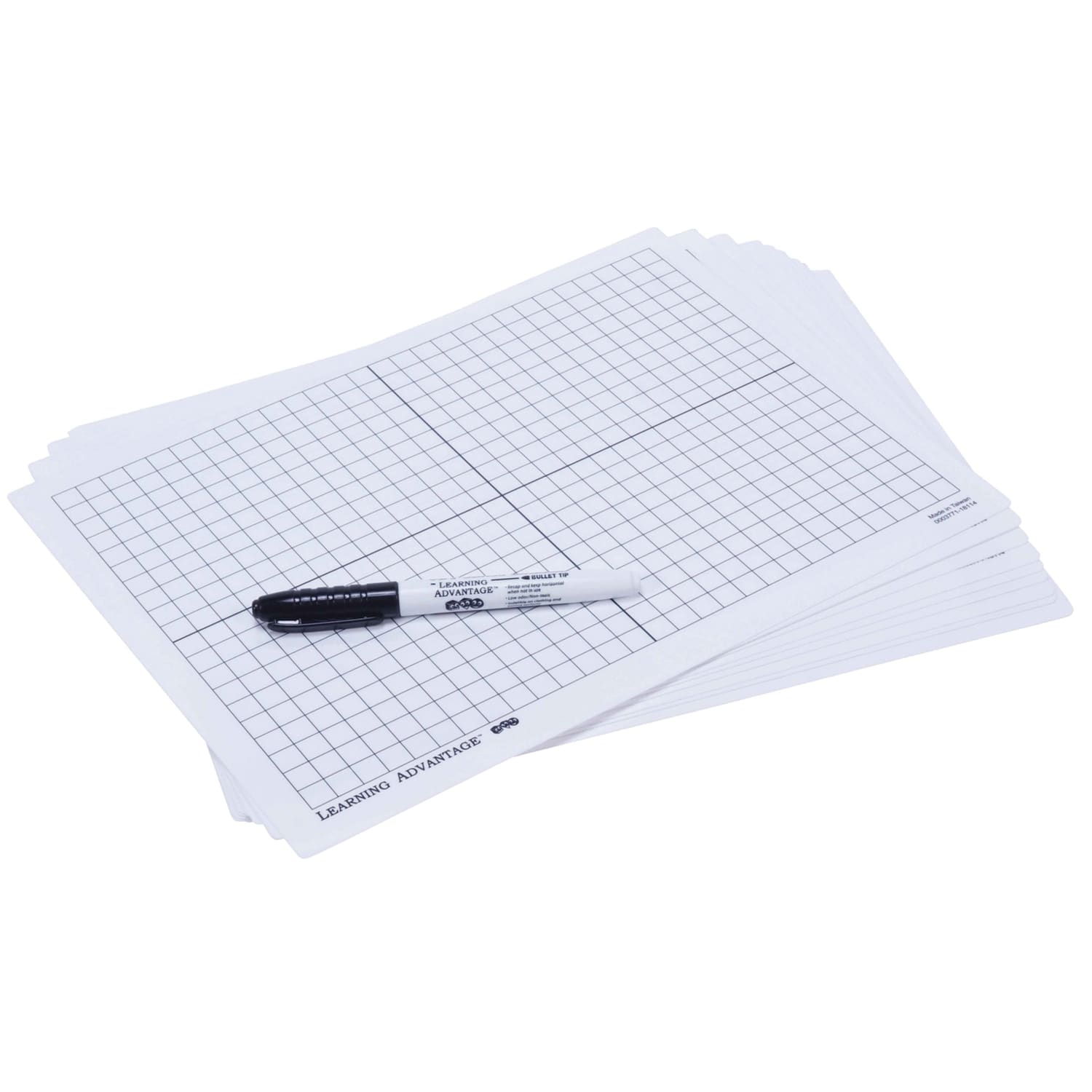Learning Advantage XY Axis Unframed Dry-Erase Whiteboards, 9in x 12in, Set Of 10 - Image 3