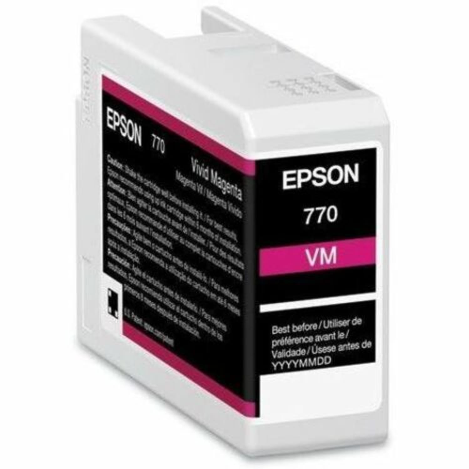 Epson UltraChrome PRO 770 Original Inkjet Ink Cartridge - Vivid Magenta Pack - Inkjet