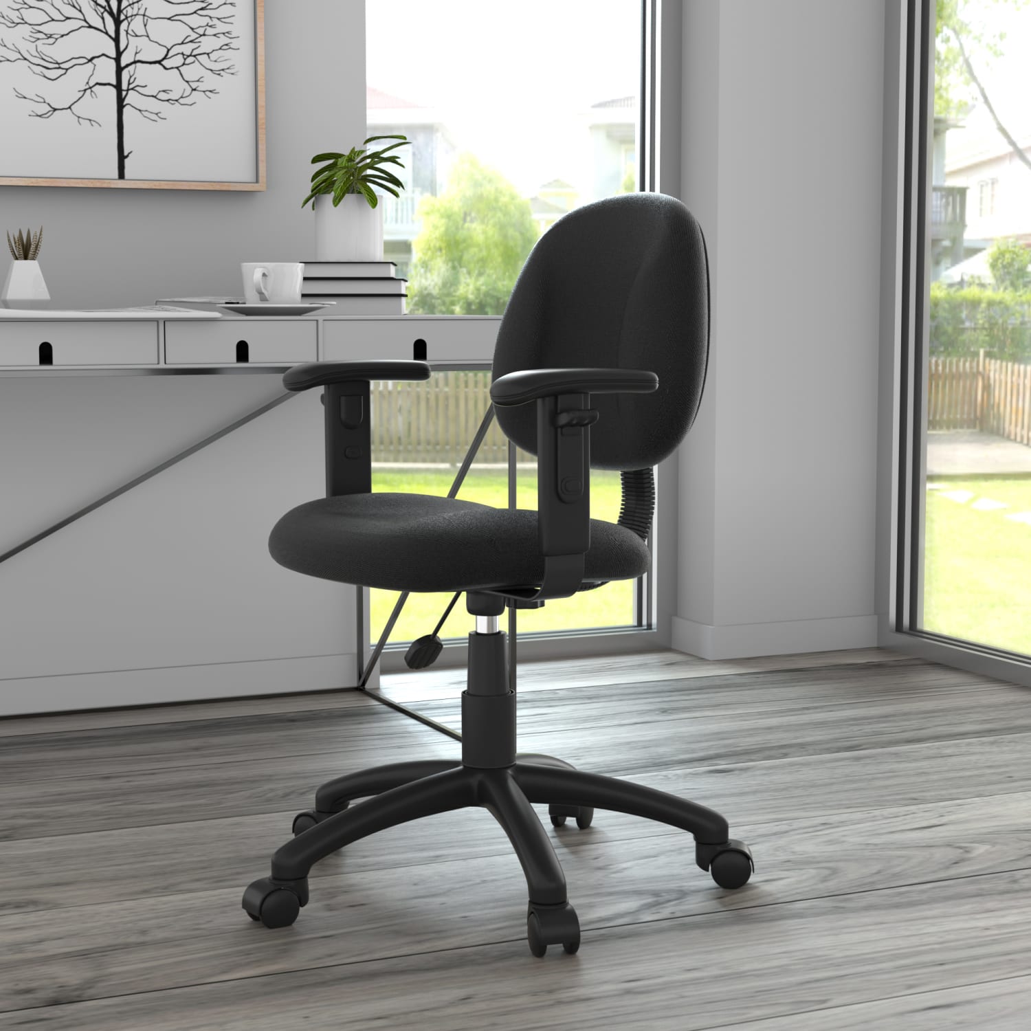 Boss Office Products Posture Mid-Back Task Chair, Black - Image 9