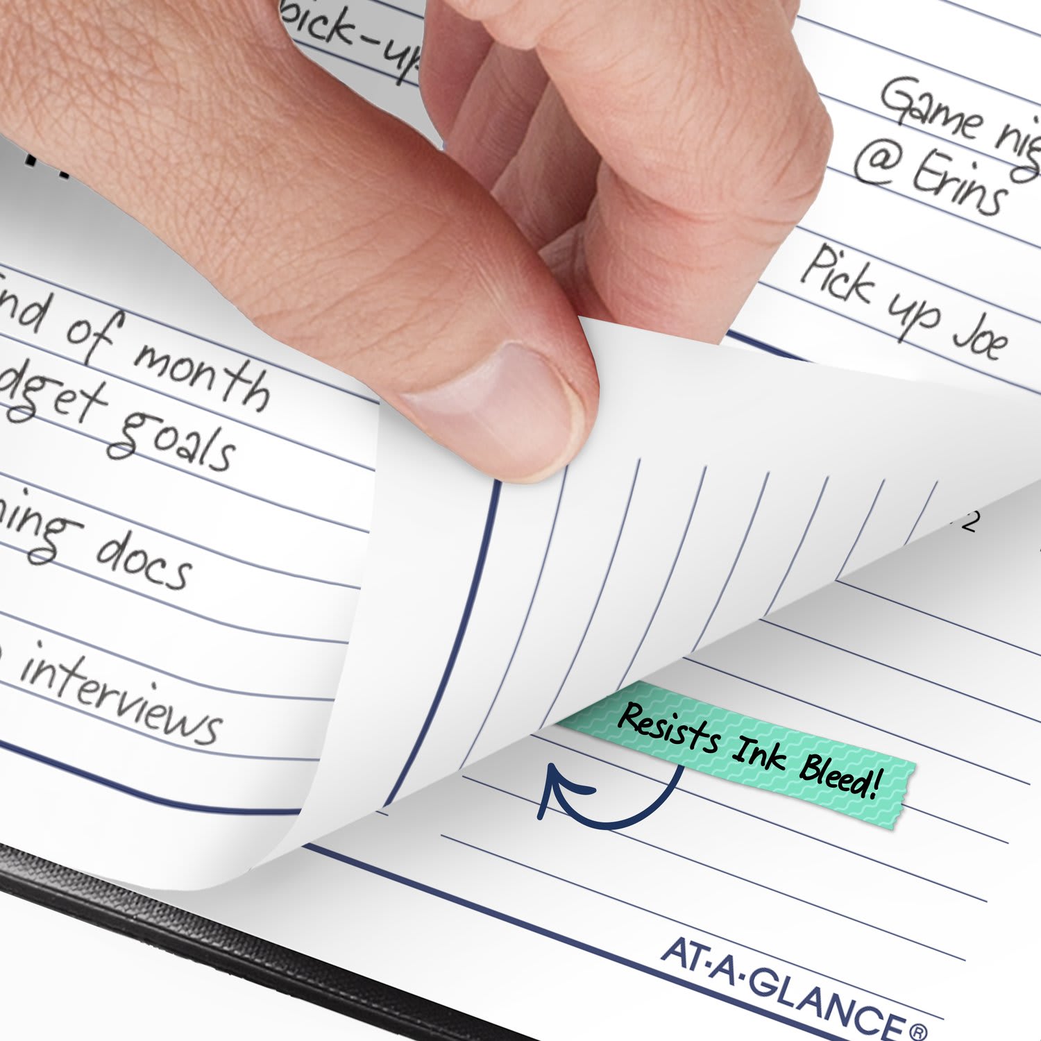 AT-A-GLANCE DayMinder Academic 2026-2027 Weekly Planner, Black, Pocket, 3 1/2in x 6in - Image 4