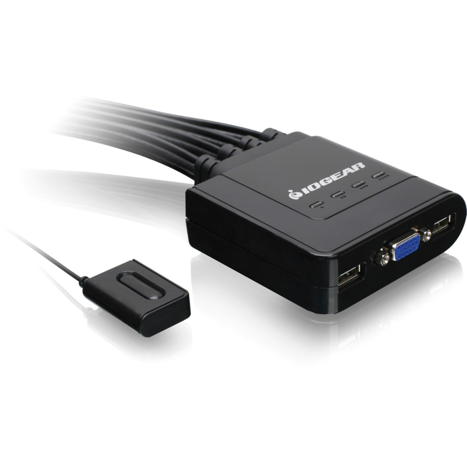 IOGEAR USB KVM Switch - 4 x 1 - 4 x HD-15 Video, 4 x Type A USB - Desktop - Image 3