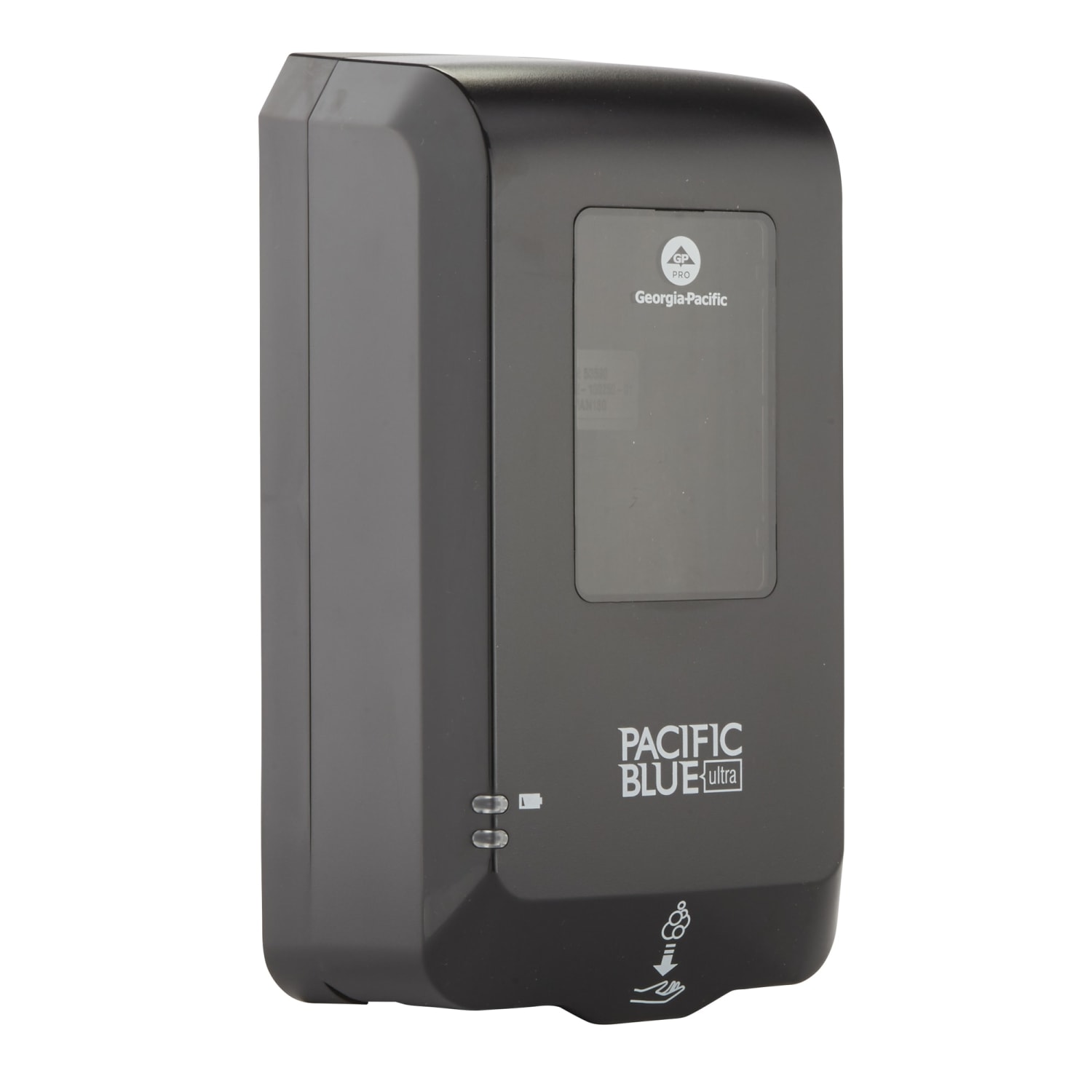 Pacific Blue Ultra Automated Touchless Soap & Sanitizer Dispenser, 11-3/4inH x 6-1/2inW x 4inD, Black