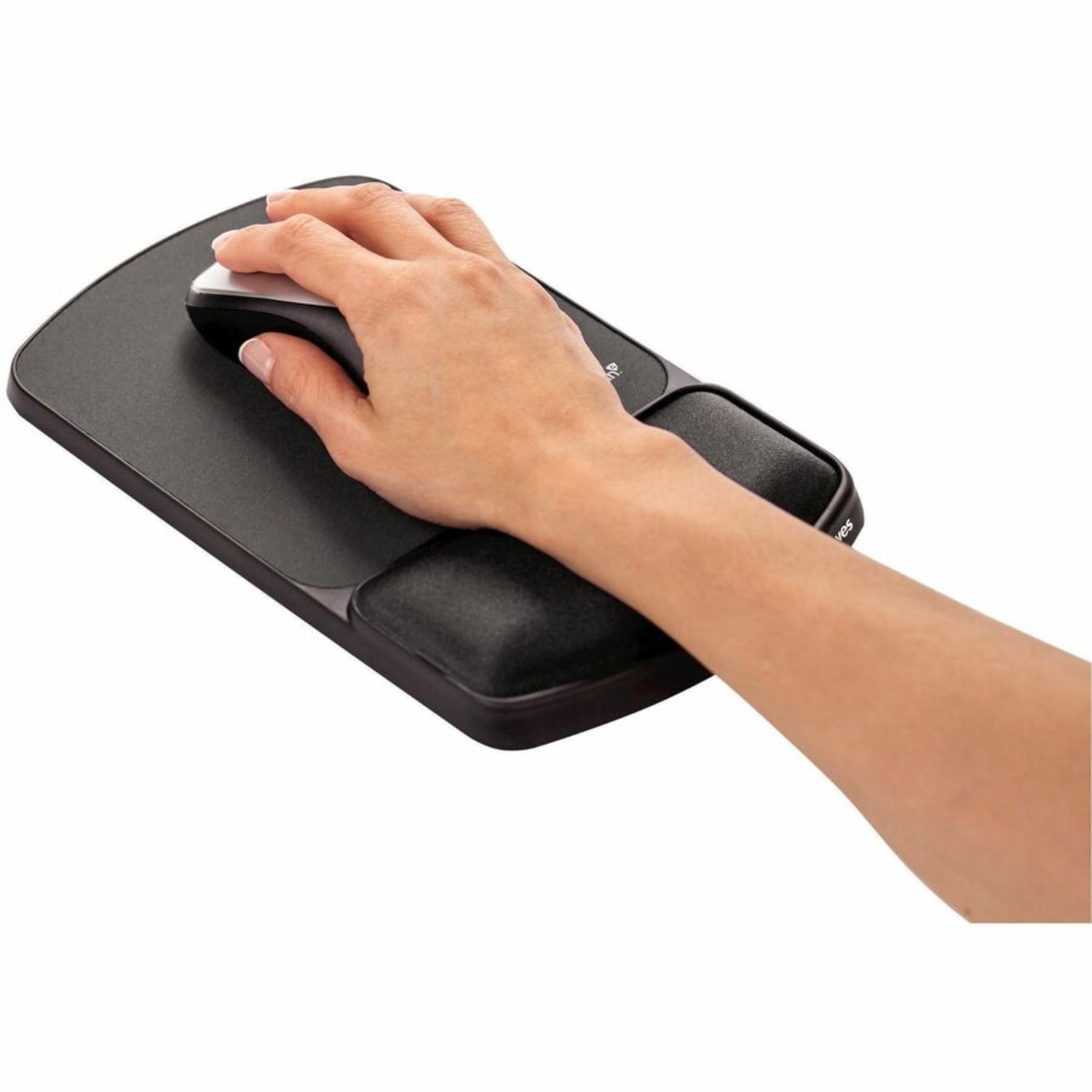 Fellowes Mouse Pad/Wrist Support with Microban Protection, Graphite - Image 6