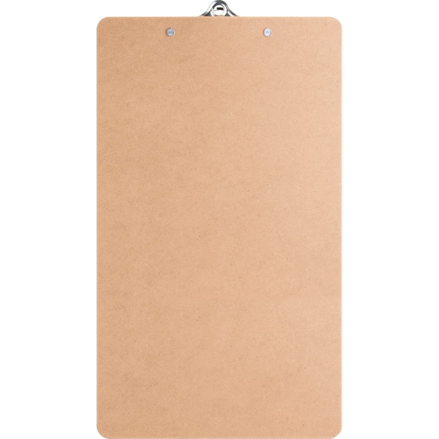 Business Source Hardboard Clipboard - 9in x 15 1/2in - Hardboard - Brown - 6 / Bundle - Image 4