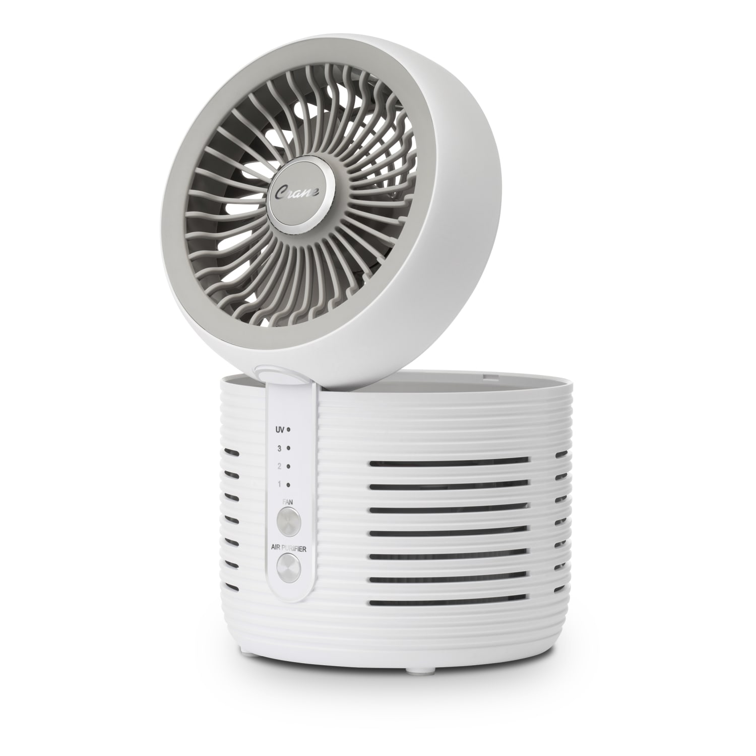 Crane Air Purifier With UVC, 150 Sq. Ft. Coverage, White - Image 3
