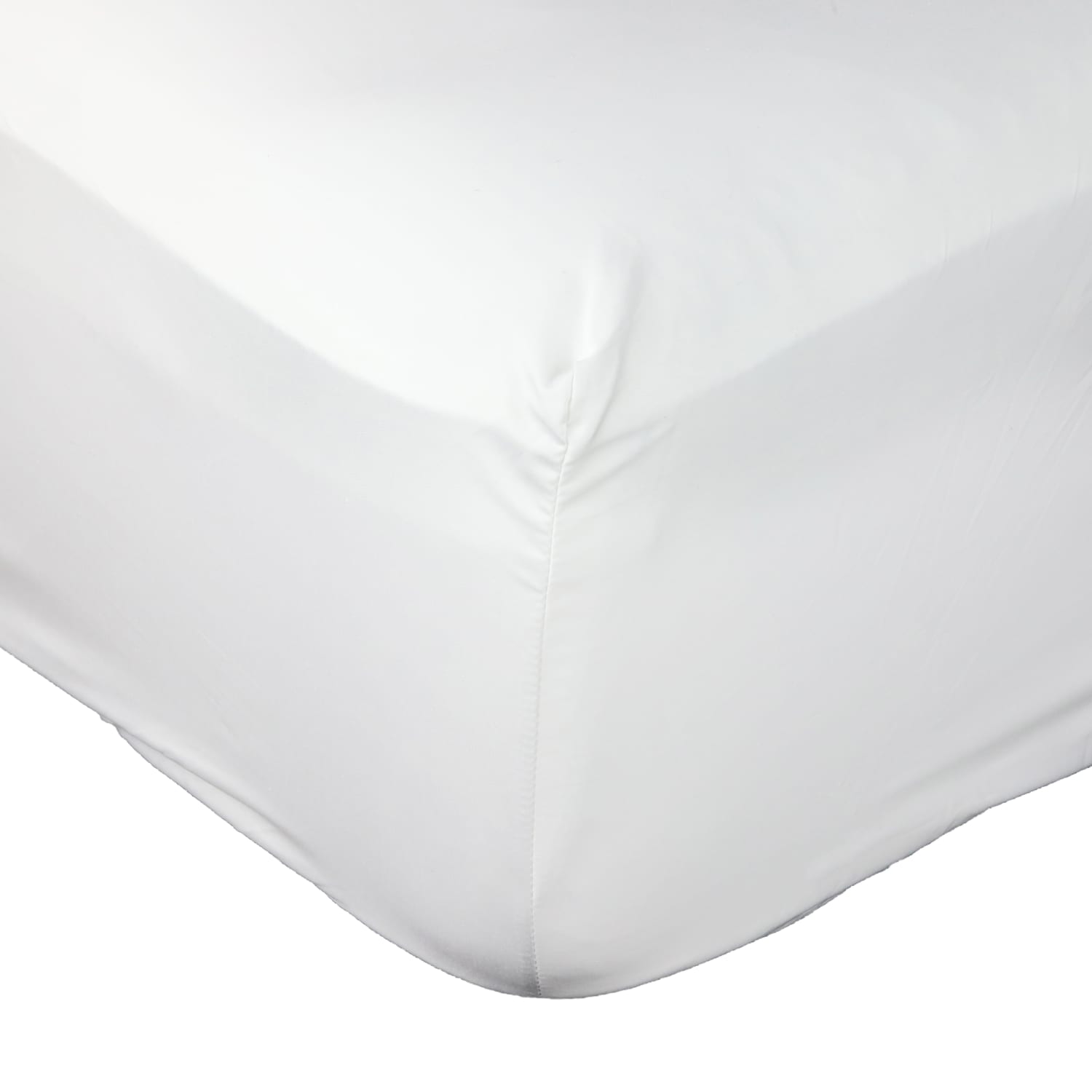 1888 Mills Naked King Fitted Sheets, 78in x 80in x 15in, White, Case of 12 - Image 4