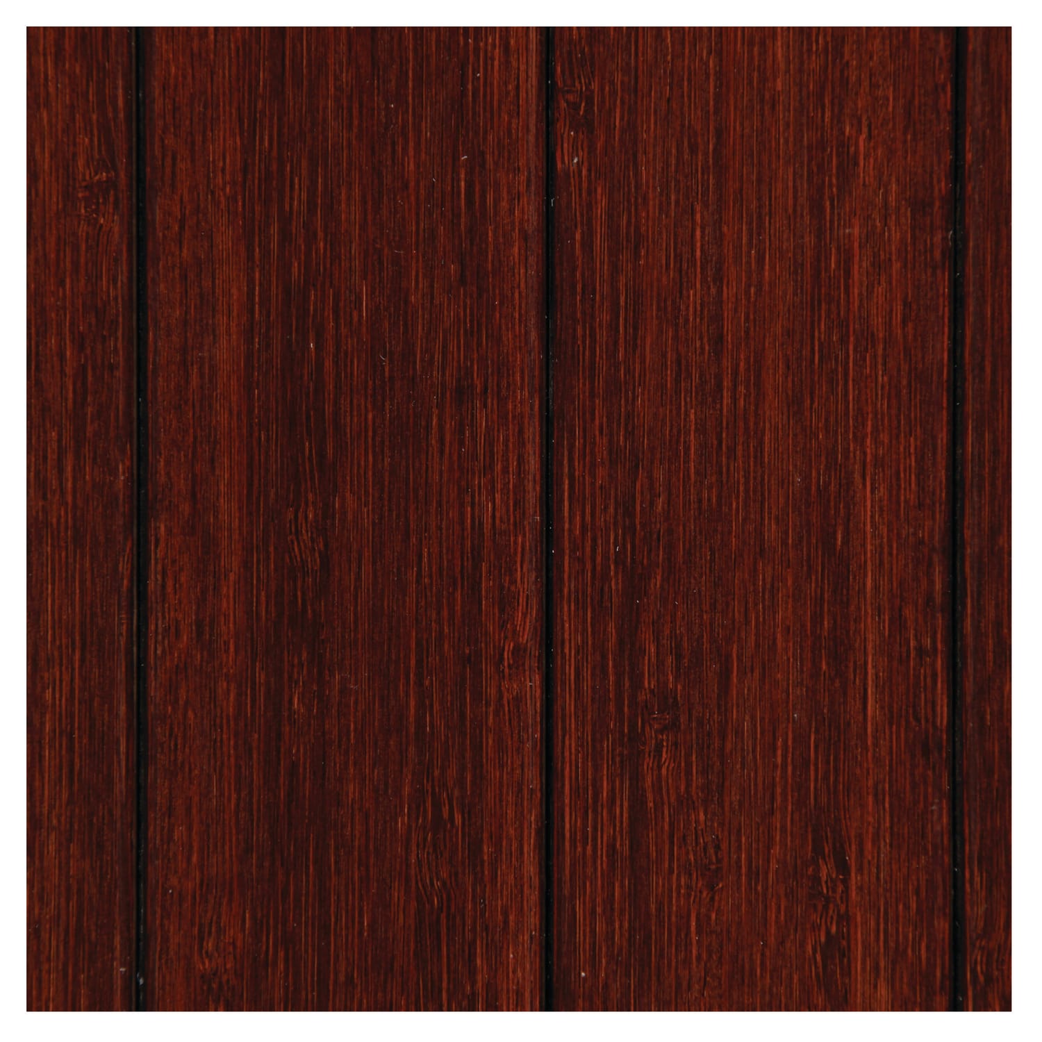 Anji Mountain Bamboo Roll-Up Chair Mat, 36in x 48in, 1/4in-Thick, 9 1/4in Tongue, Dark Cherry - Image 4