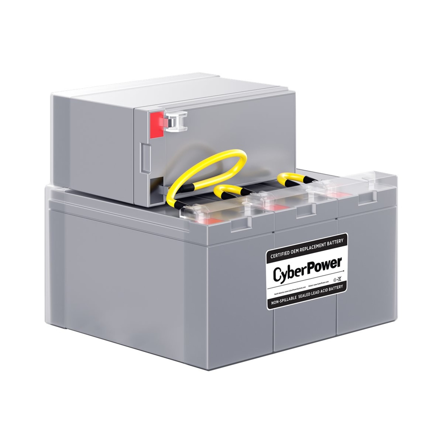 CyberPower RB1290X4K - UPS battery - 4 x battery - lead acid - 9 Ah - Image 3