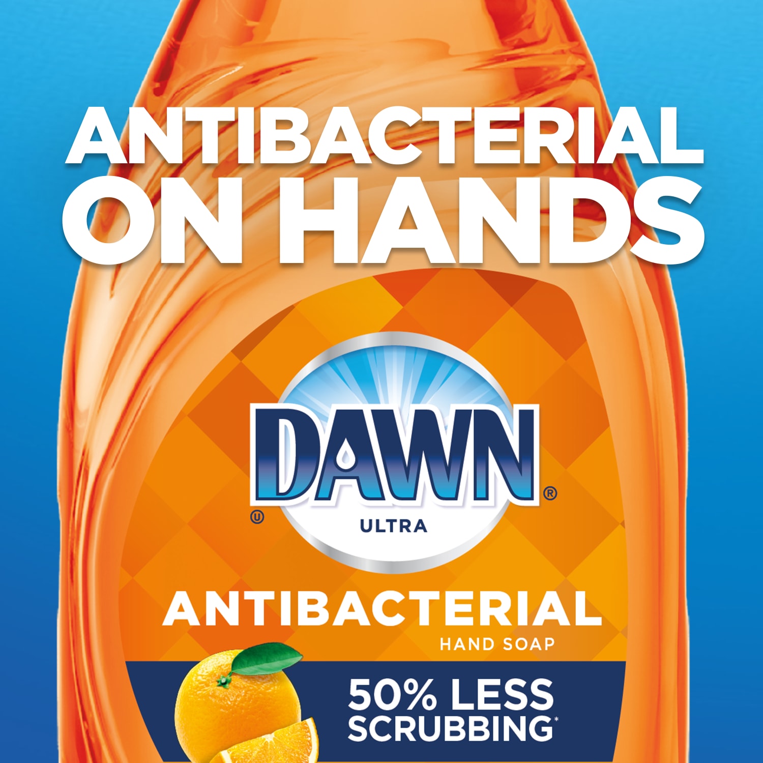 Dawn Ultra Antibacterial Dishwashing Liquid Dish Soap, 38 Oz, Orange Scent - Image 6