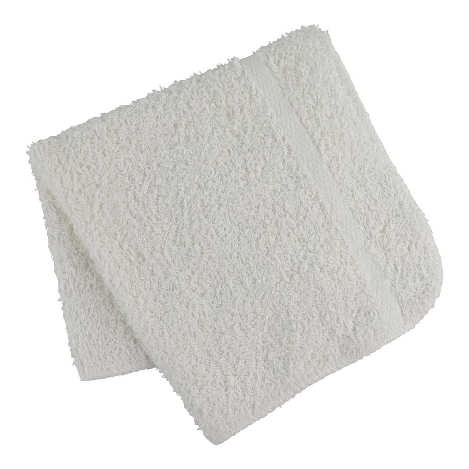 1888 Mills Crown Touch Washcloths, 13in x 13in, White, Case of 300 - Image 4