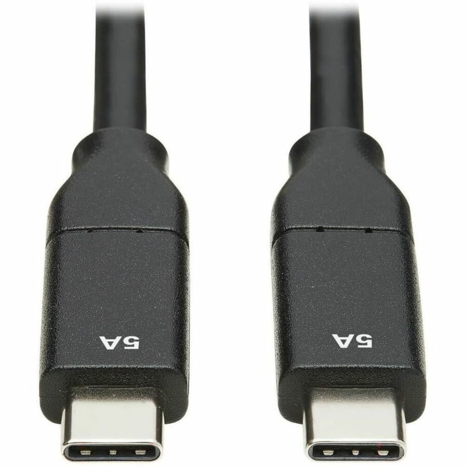 Tripp Lite USB Type C to USB C Cable USB 2.0 5A Rating USB-IF Cert M/M 3M - First End: 1 x Type C Male USB - Second End: 1 x Type C Male USB - 60 MB/s - Nickel Plated Connector - Gold Plated Contact - Black - Image 3