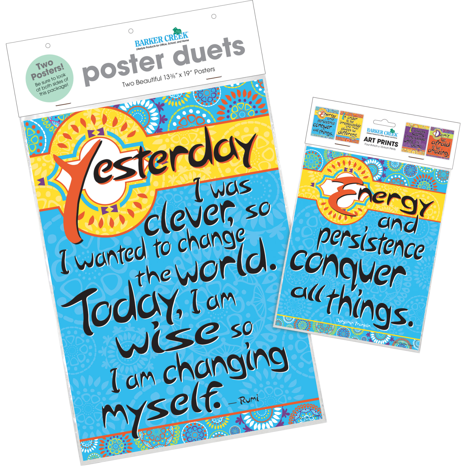 Barker Creek Art Print And Poster Set, Yes You Can, Set Of 6 Pieces - Image 5