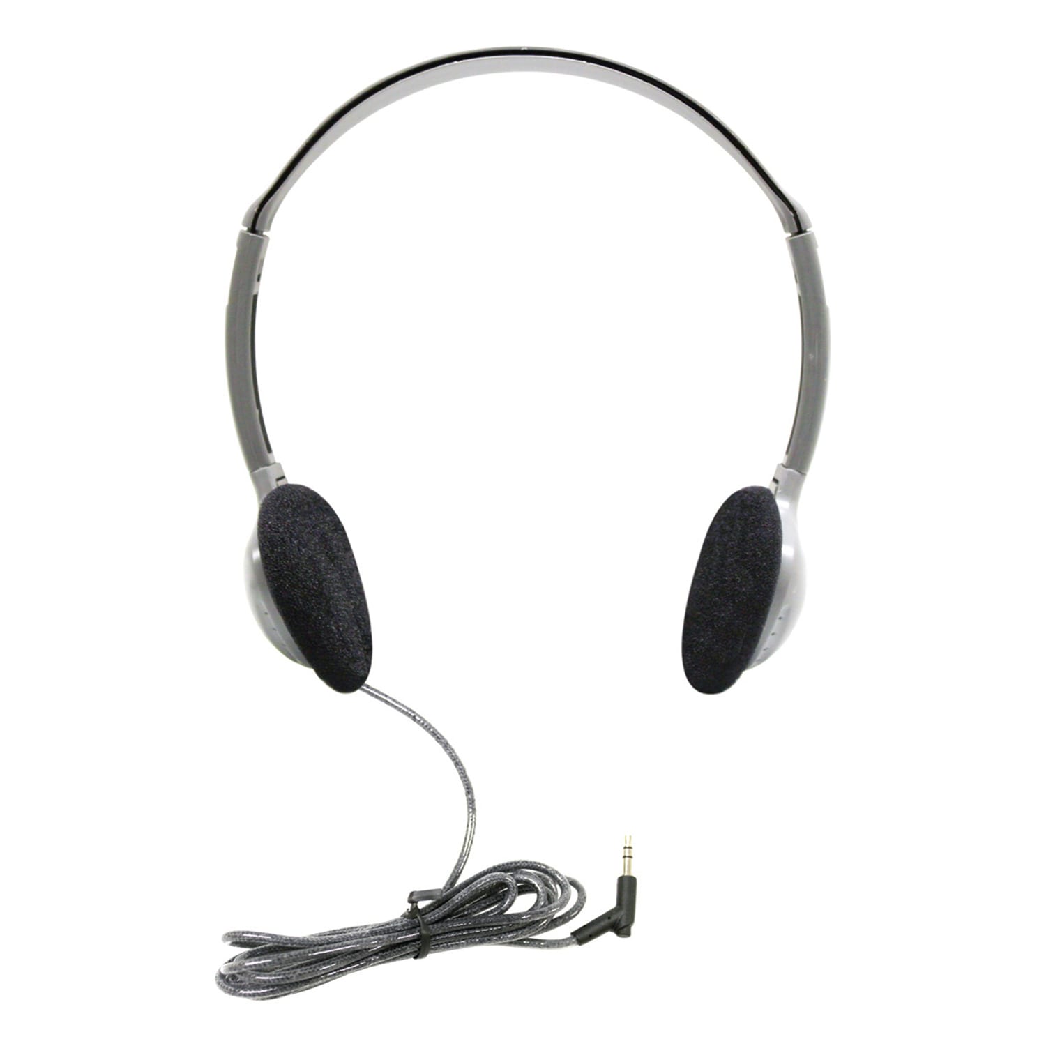 HamiltonBuhl Personal On-Ear Stereo Headphones, Black/Gray, Pack Of 2 Headphones, HECHA2-2 - Image 5